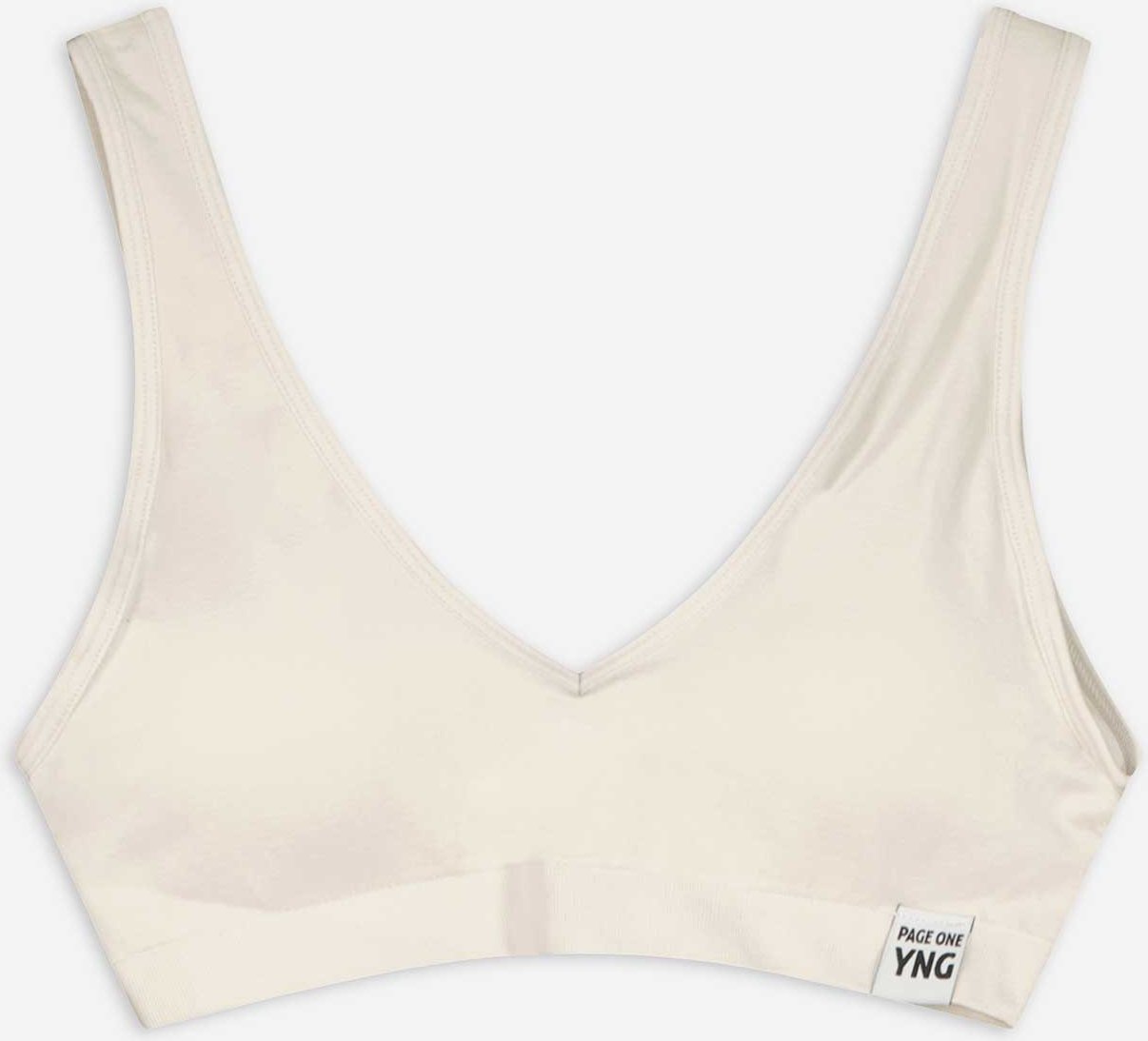 Bralette - einfarbig - weiß