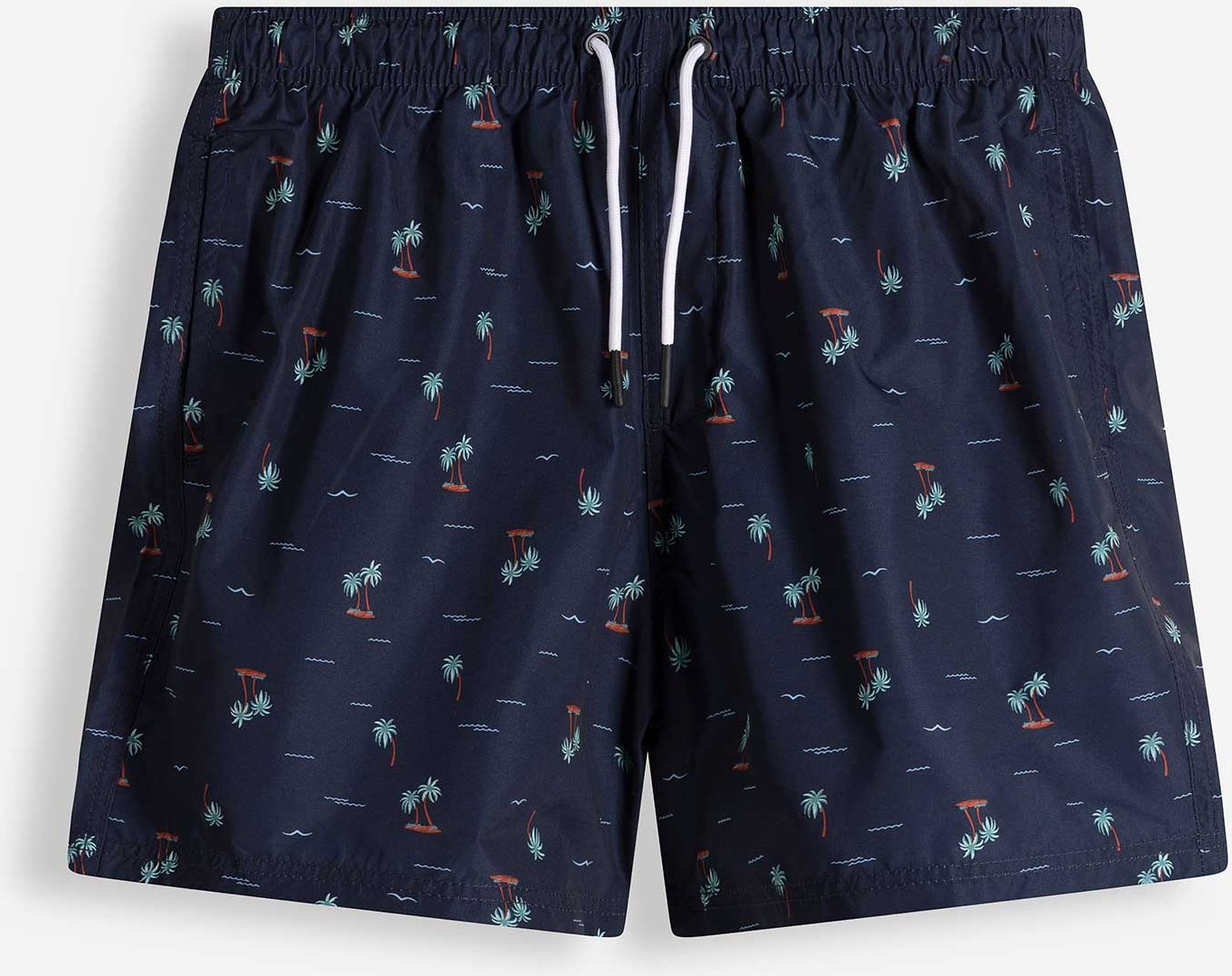 Badehose - Print - dunkelblau