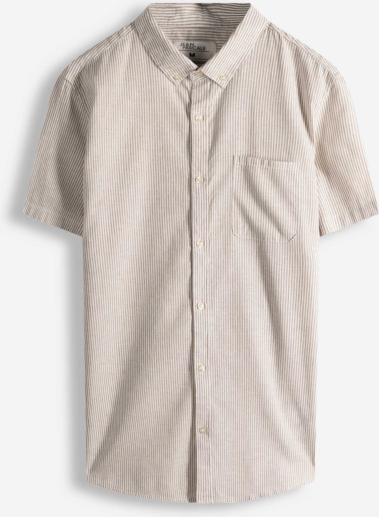 Hemd - Leinen-Mix - hellbraun