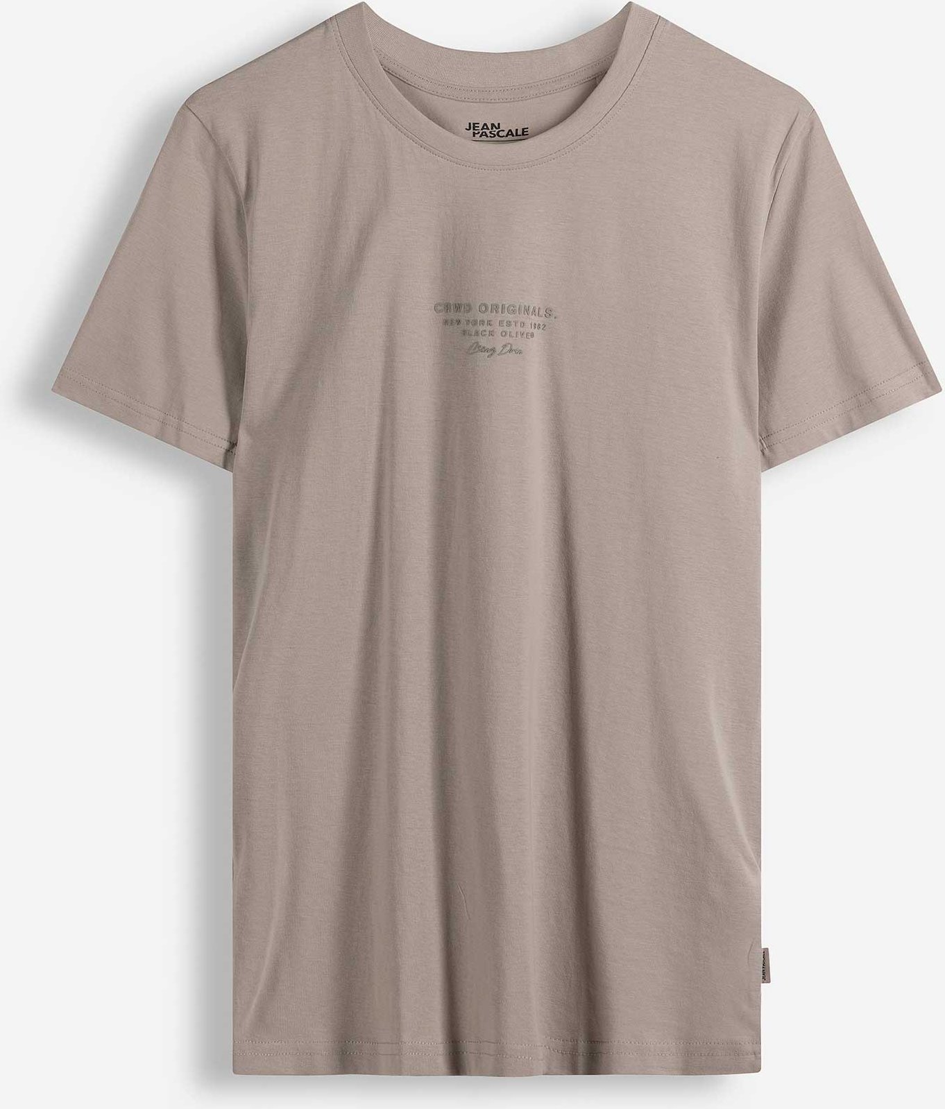 T-Shirt - einfarbig - beige