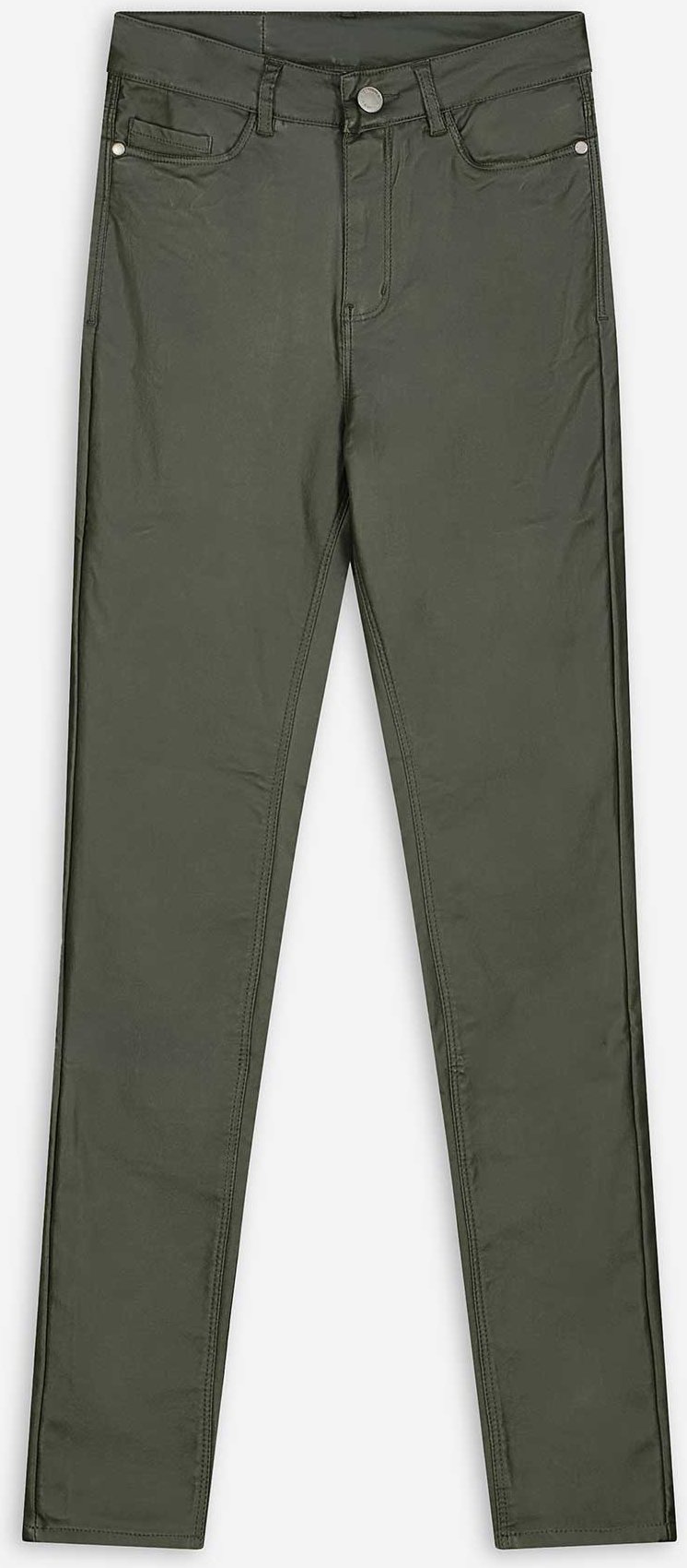 Hose - High Waist - dunkelgrün