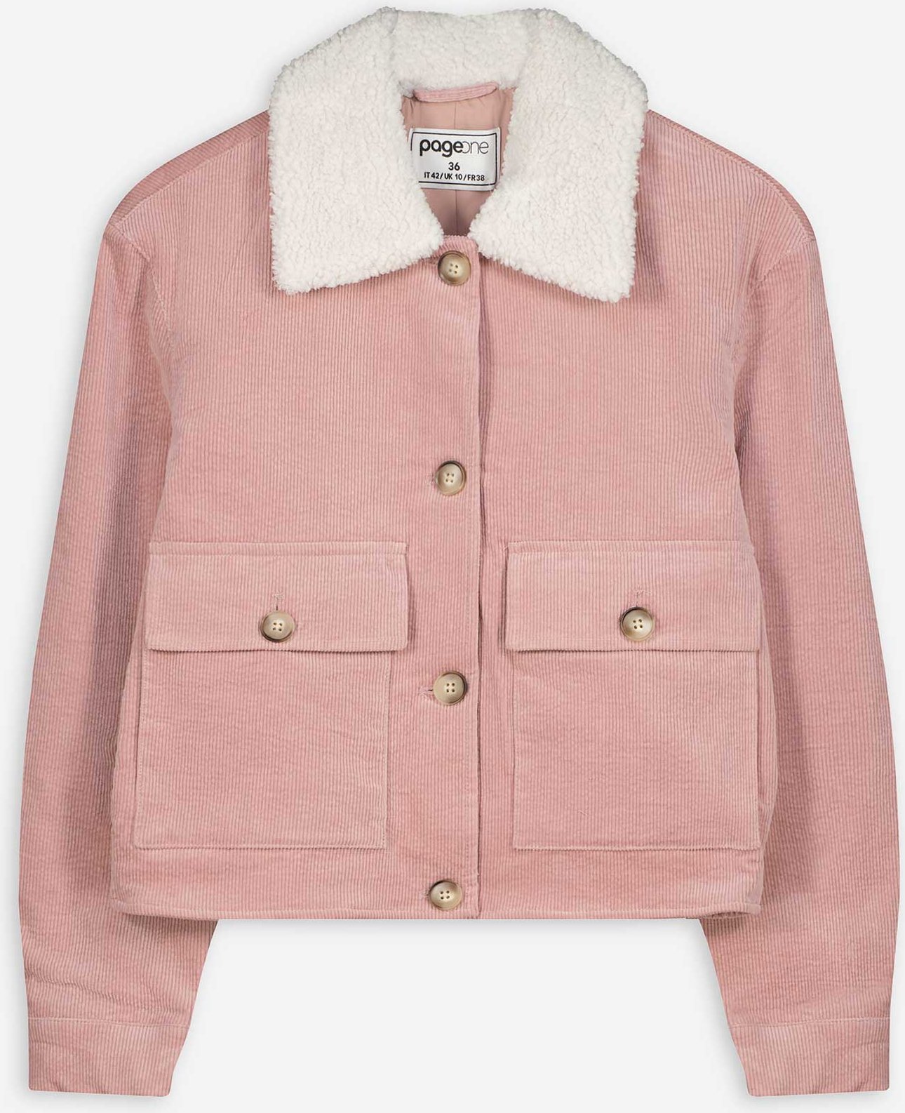 Jacke - Cord - rosa