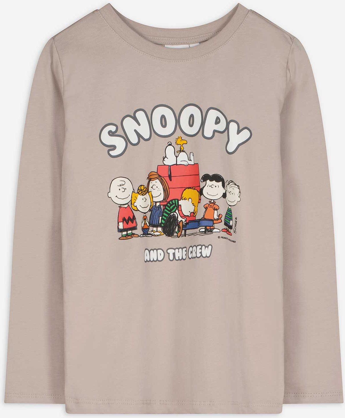 Thumbnail - Langarmshirt - Peanuts - beige