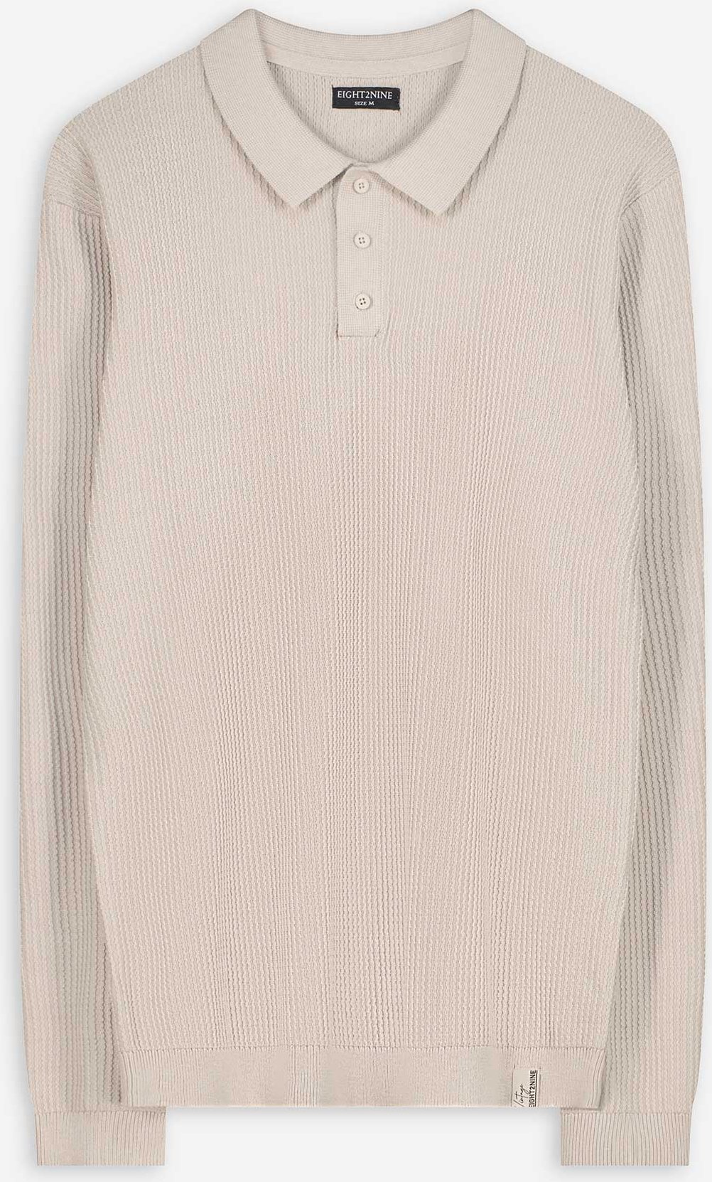 Pullover - Polokragen - hellgrau