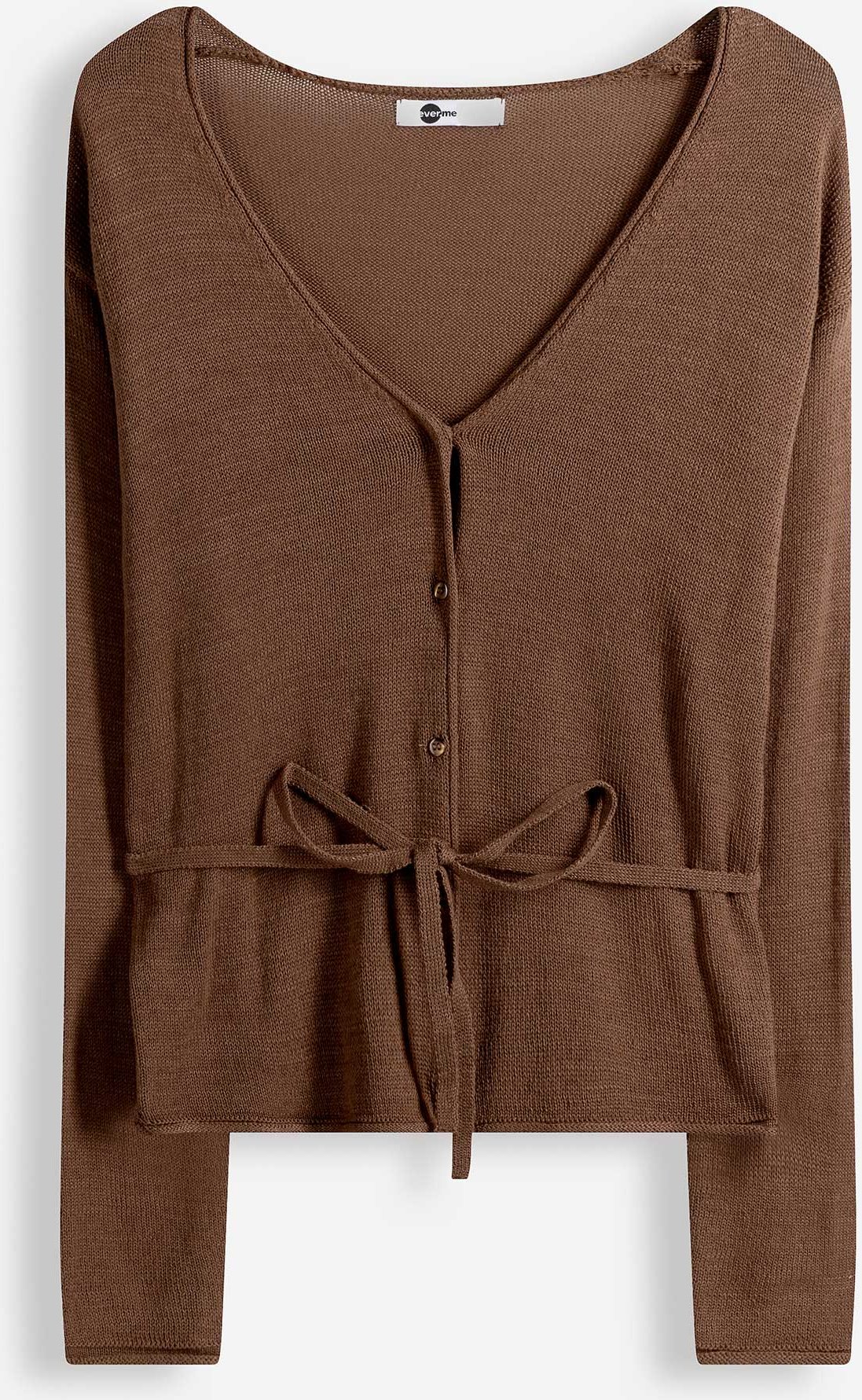 Cardigan - Viskose-Mix - braun