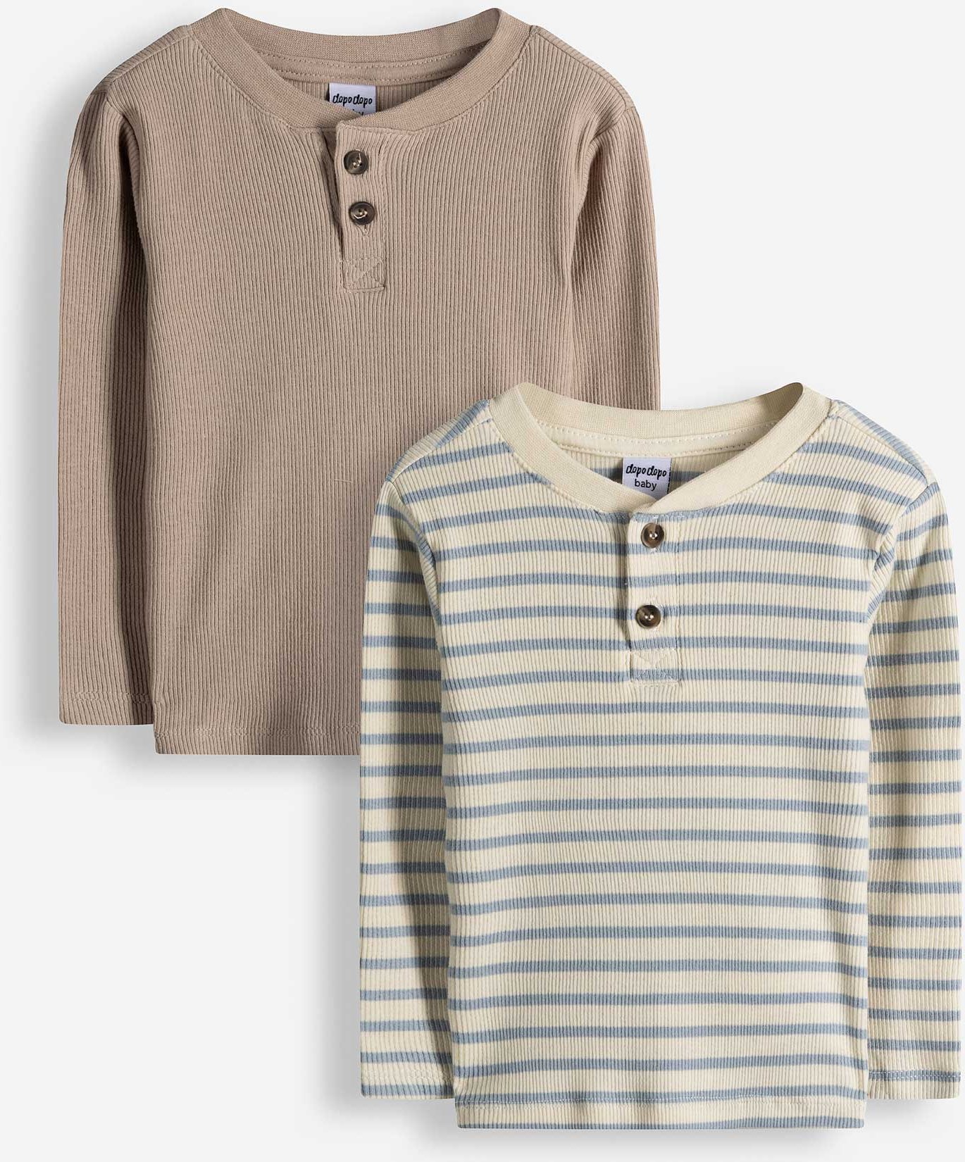 Langarmshirt - 2er-Pack