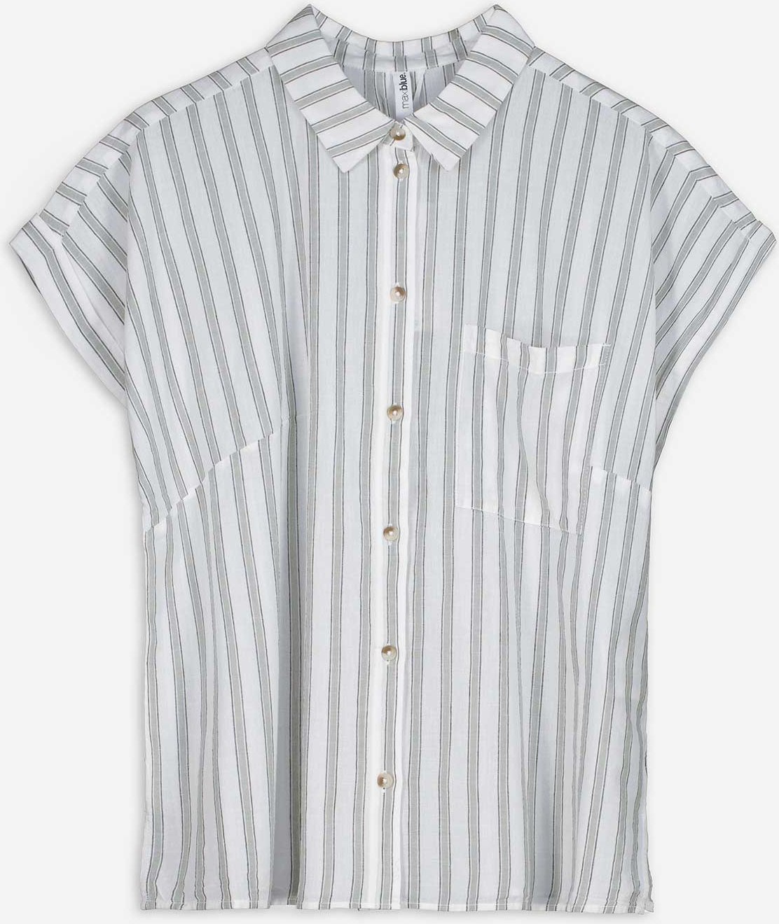 Hemdbluse - Hemdkragen - weiß