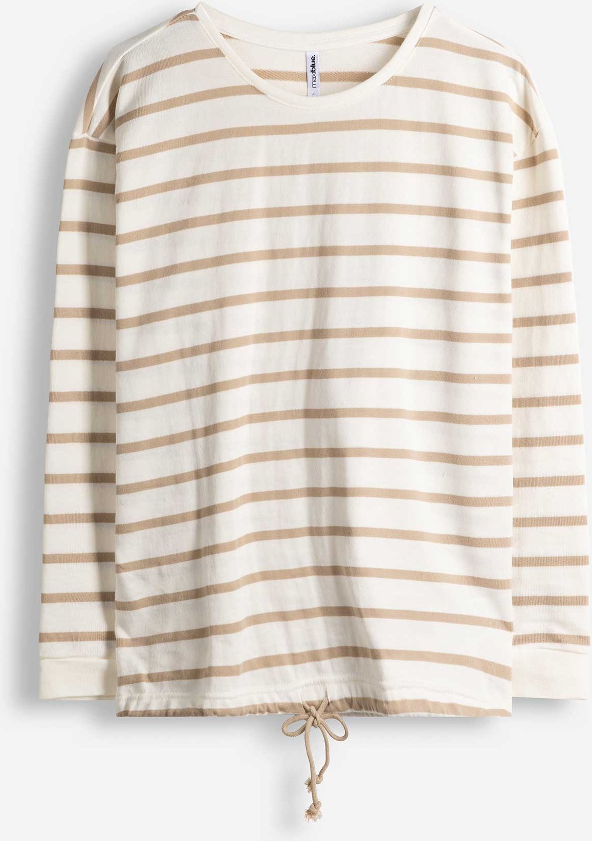 Pullover - Kordel - weiß