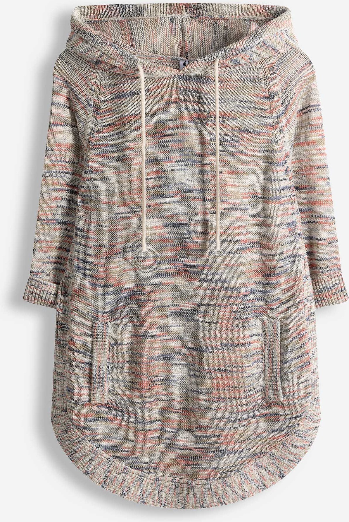 Hoodie - Dreiviertelärmel - bronzefarben