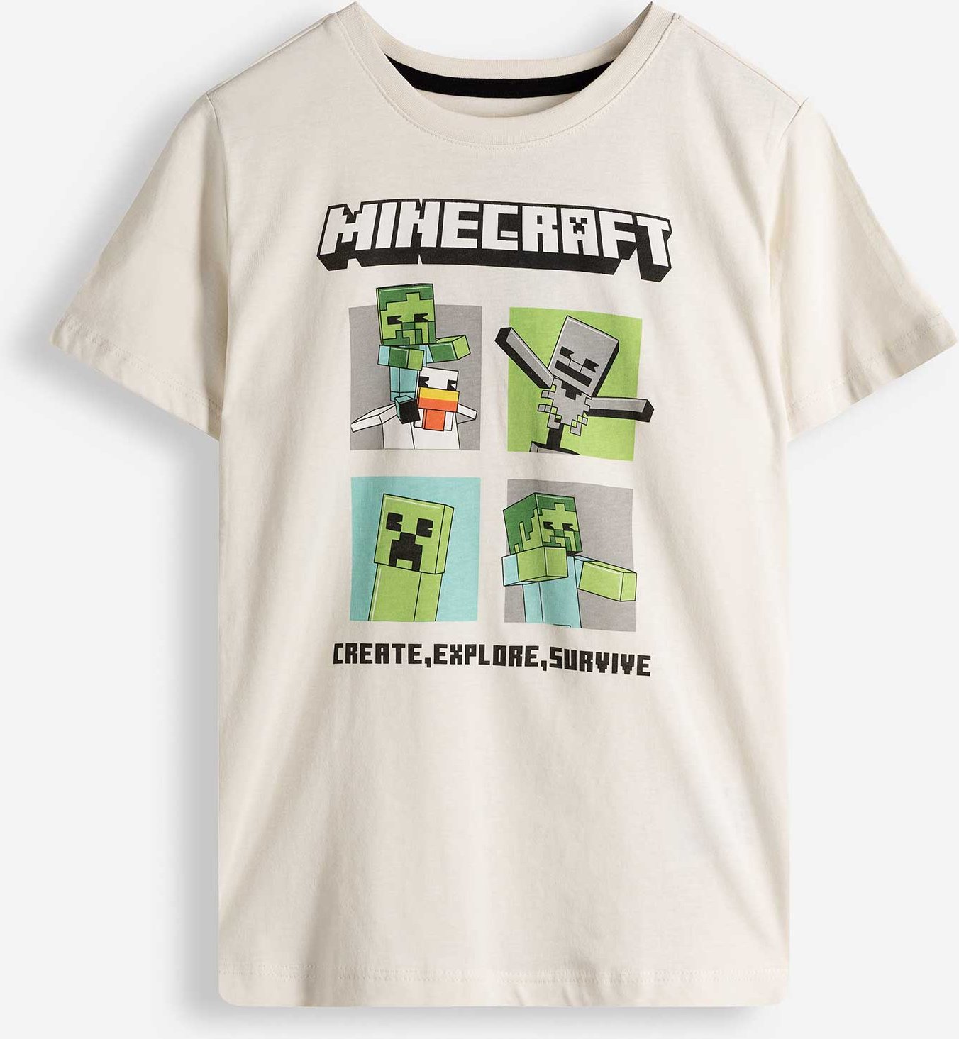Shirt - Minecraft - weiß