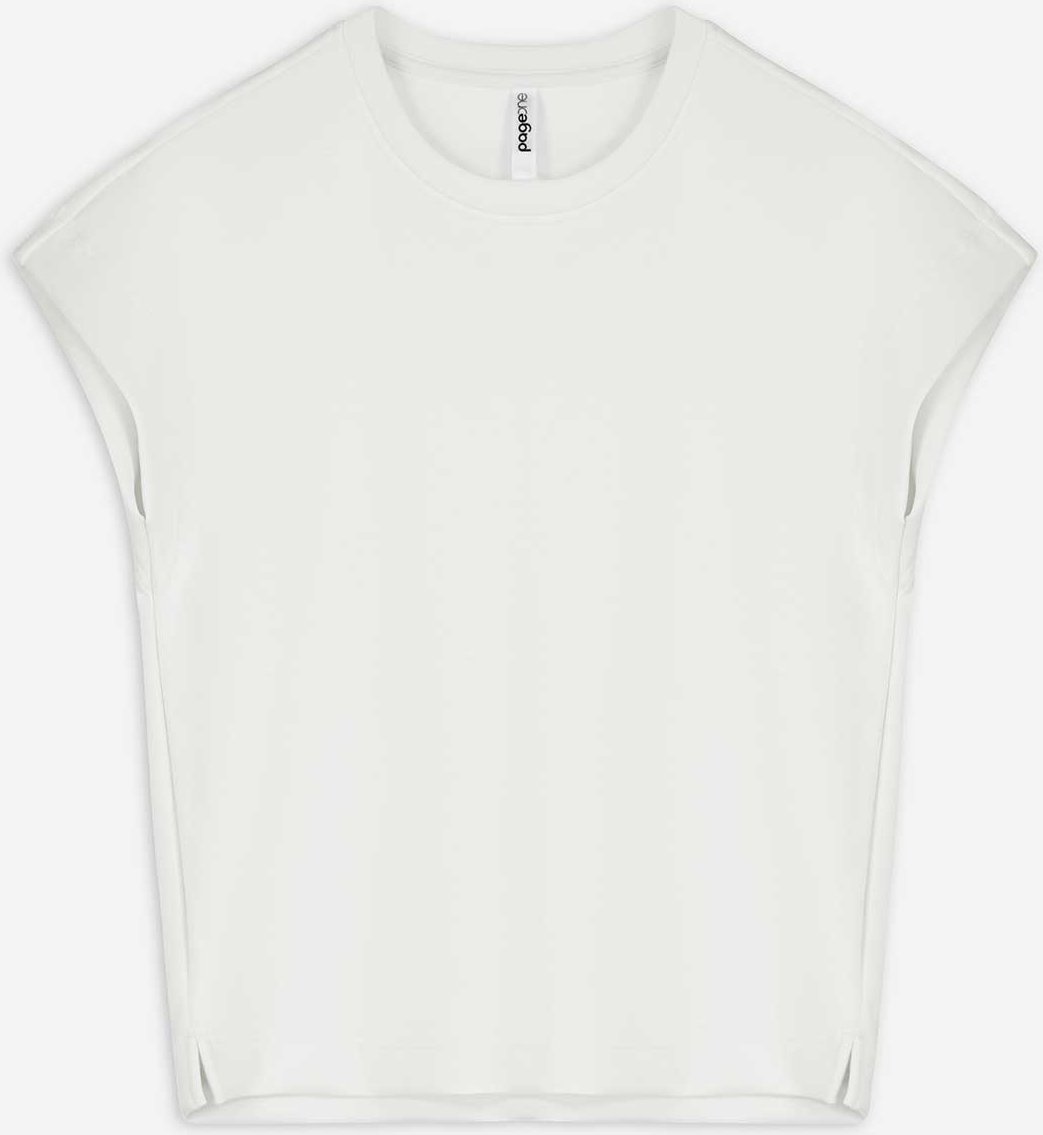 T-Shirt - Modal-Anteil - weiß