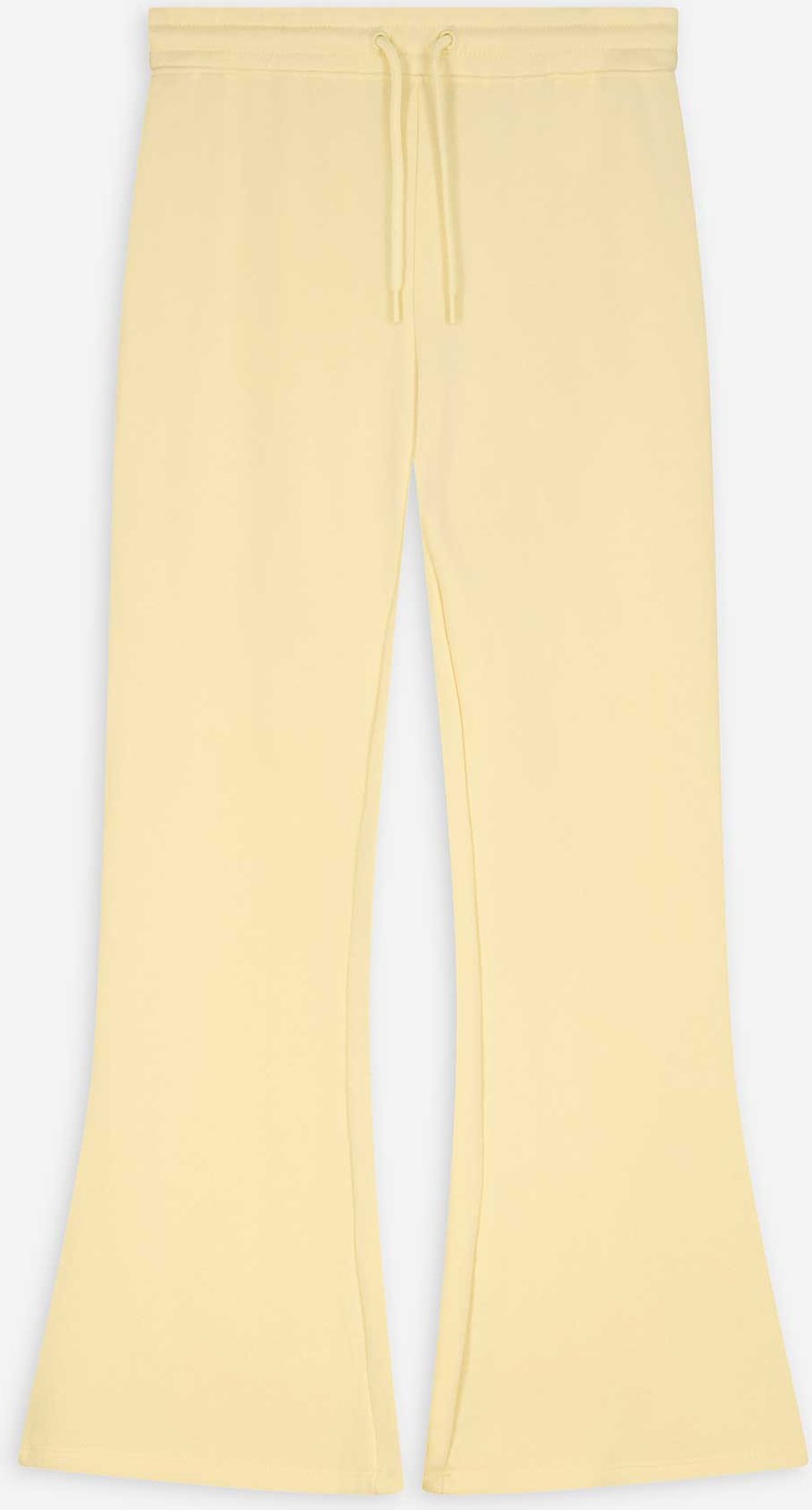 Jogginghose - Flared Fit - hellgelb