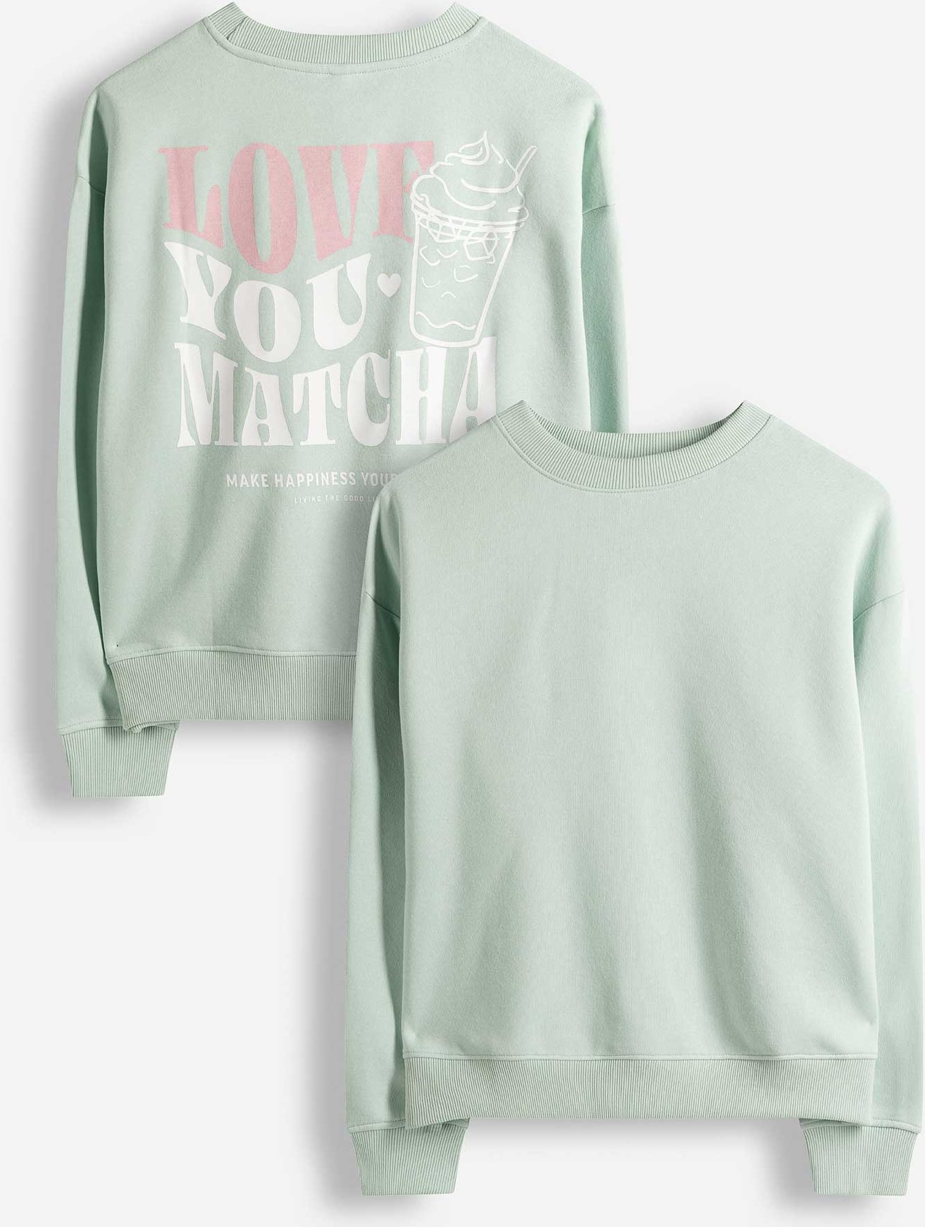 Sweatshirt - Print - türkis