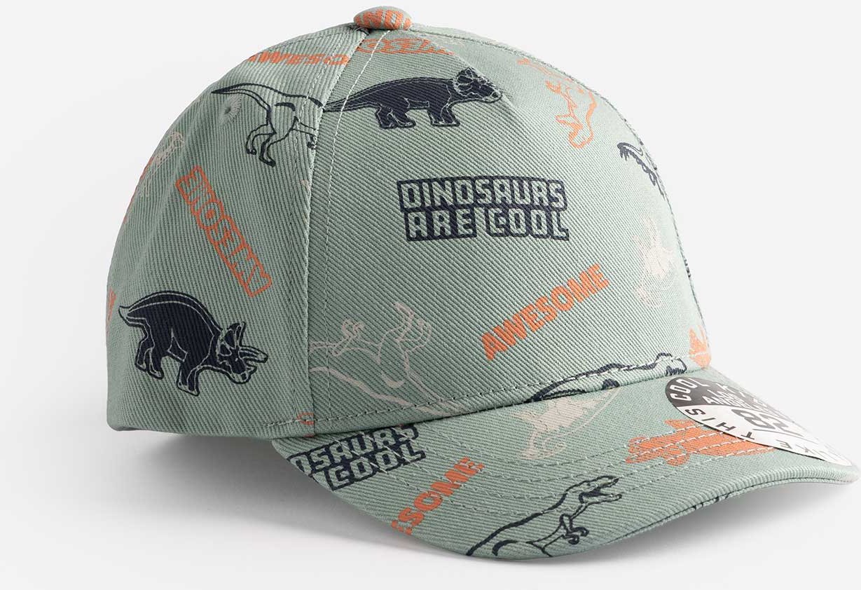 Basecap - Allover-Print - grün