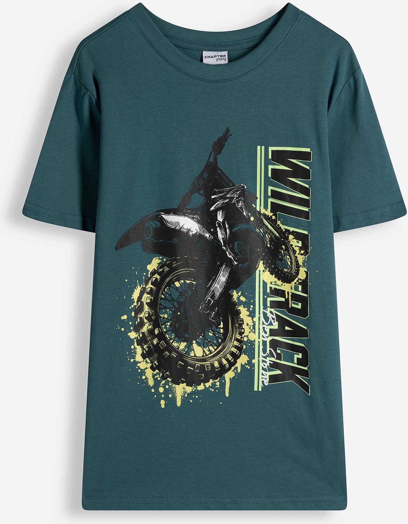 T-Shirt - Frontprint - dunkelgrün