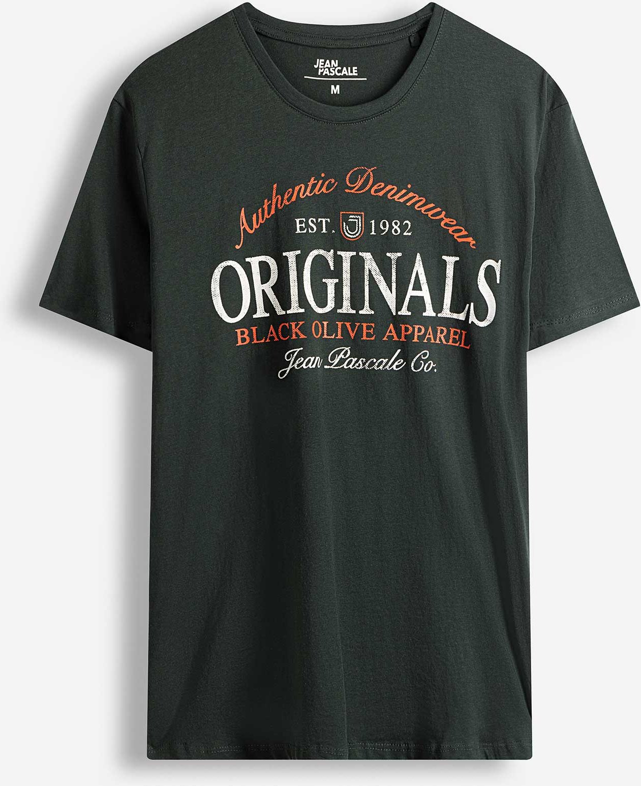 T-Shirt - Frontprint - dunkelgrün