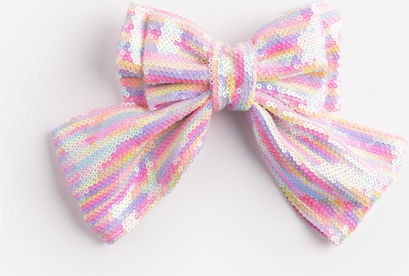 Haarklammer - Paillettenbesatz - bronzefarben