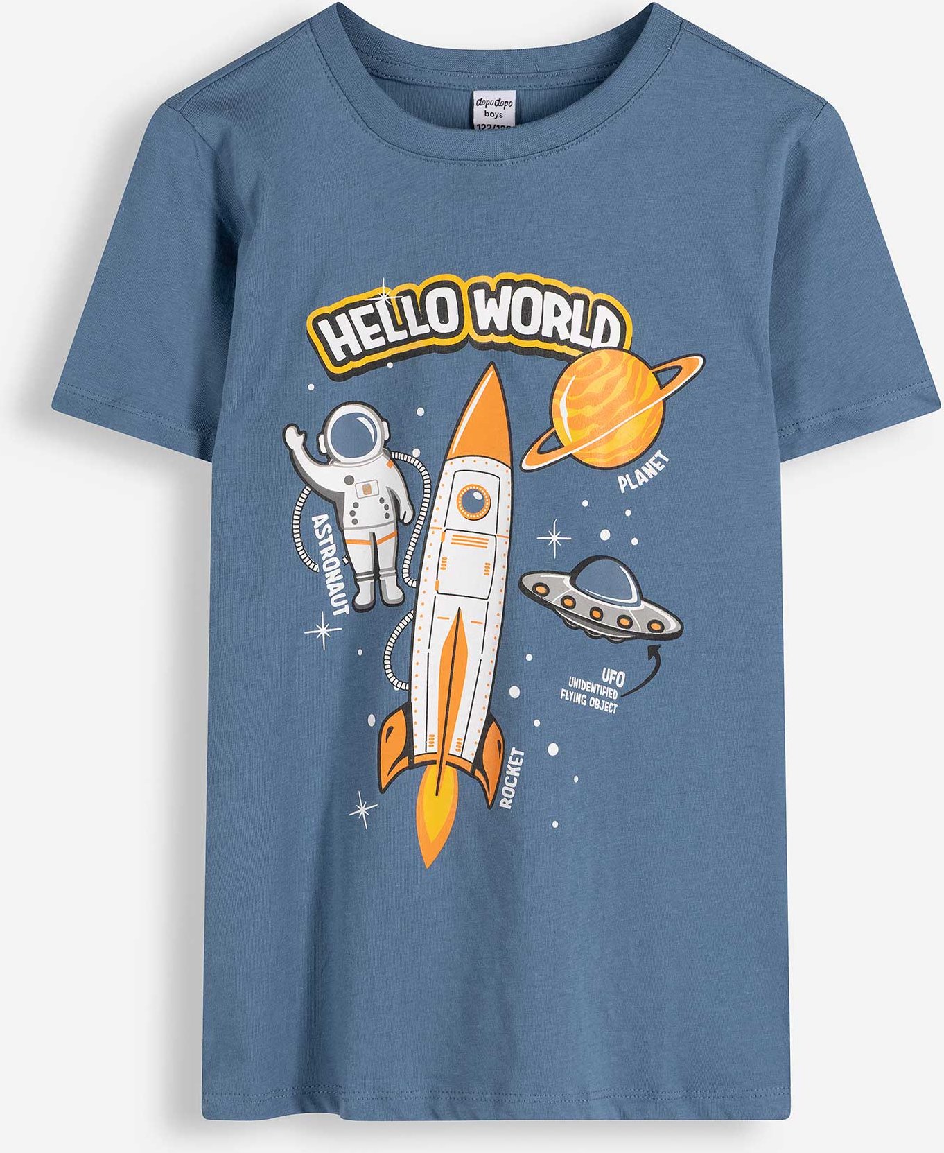 Shirt - Frontprint - blau