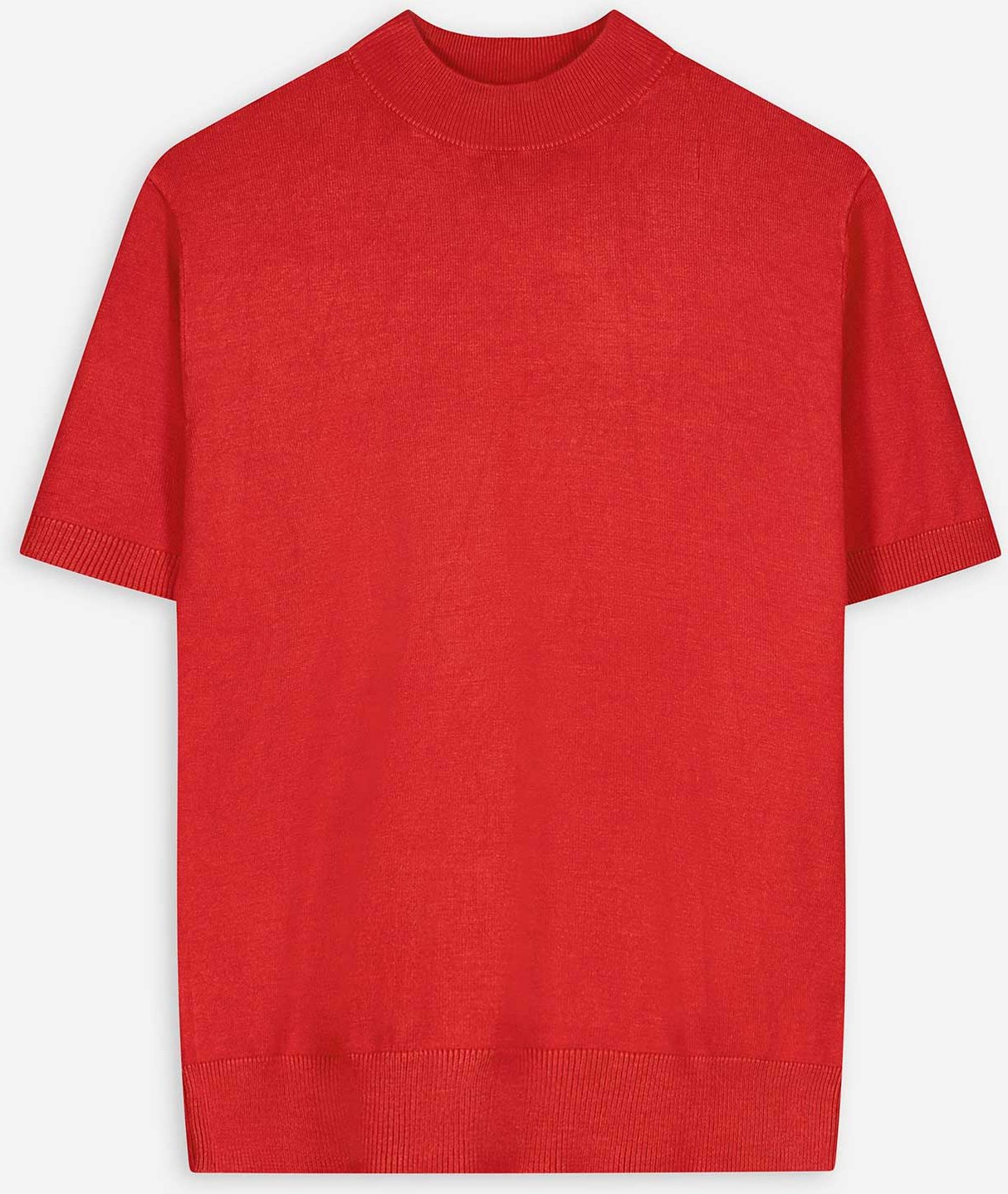 Thumbnail - Strickshirt - Viskose-Mix - dunkelrot