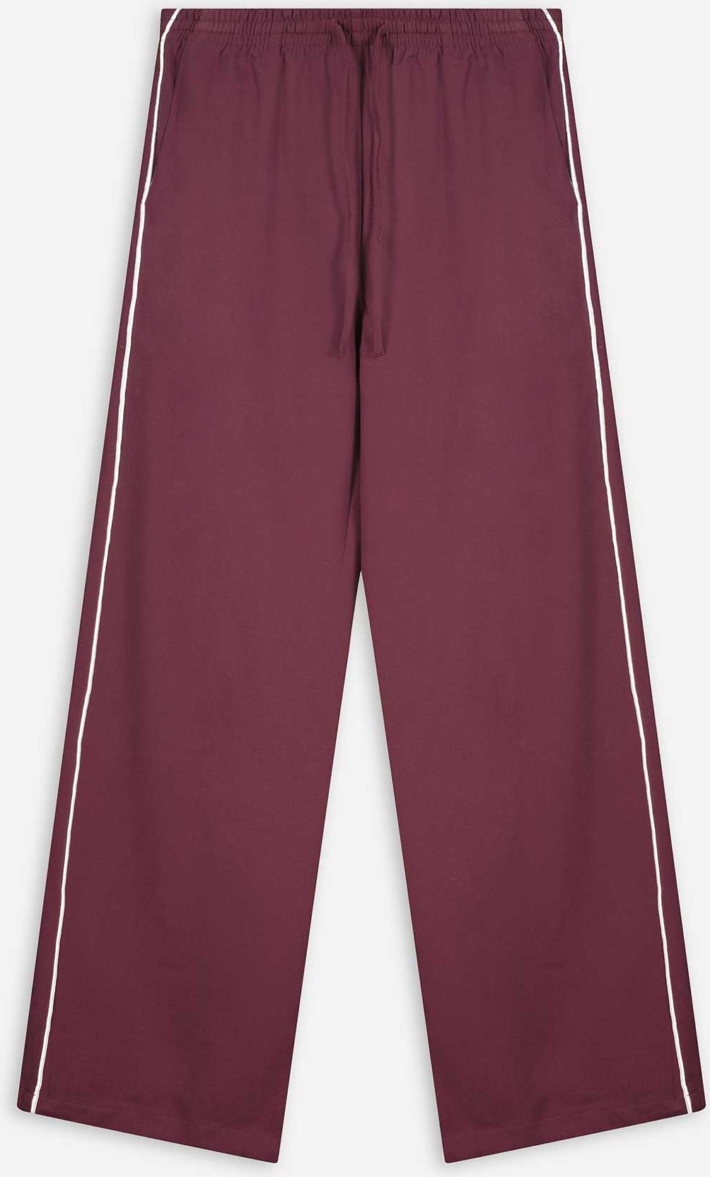 Thumbnail - Jogpants - Wide Fit - dunkellila