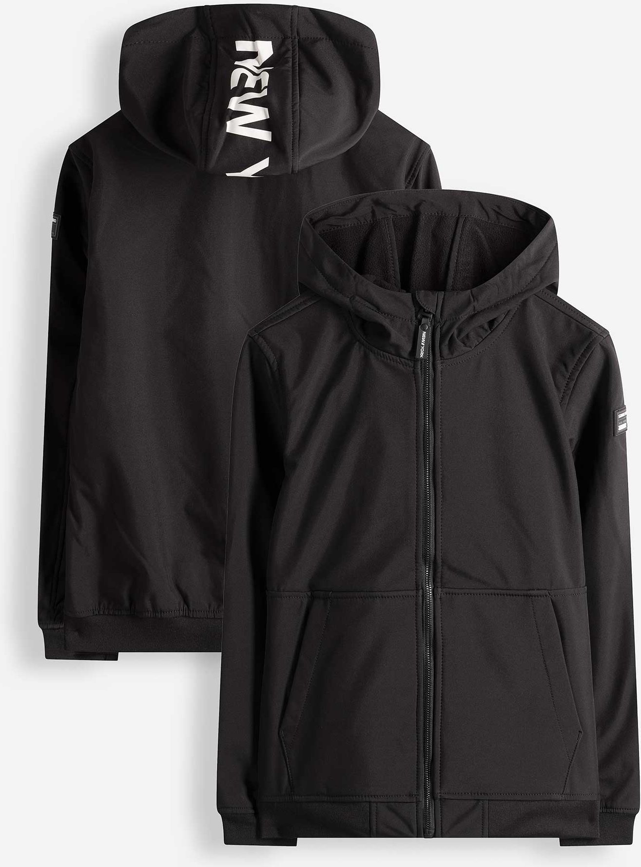 Softshelljacke - Wasserabweisend - schwarz