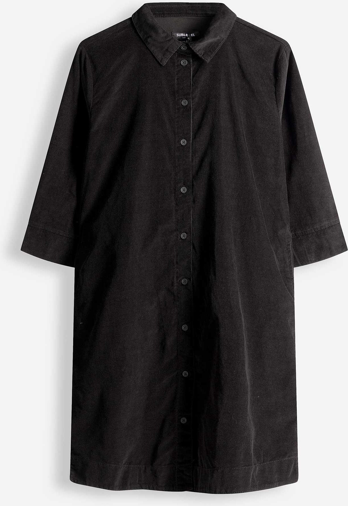 Kleid - Cord - schwarz