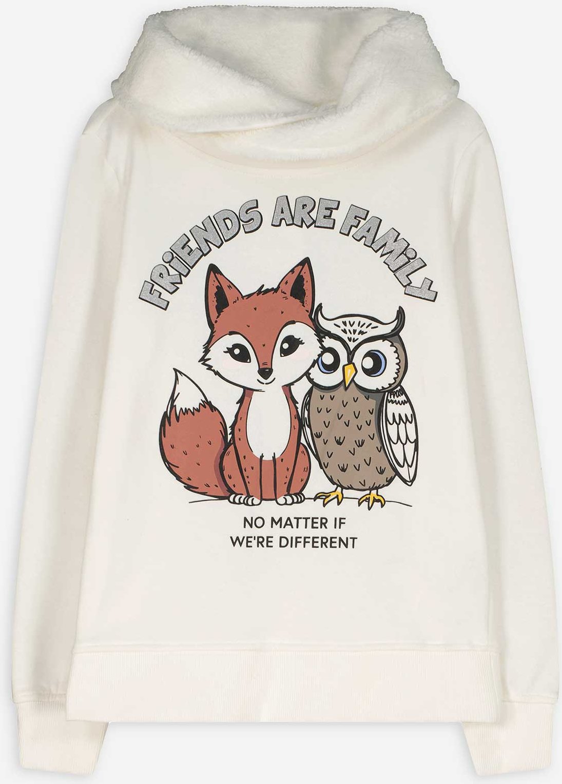 Thumbnail - Sweatshirt - Print - weiß