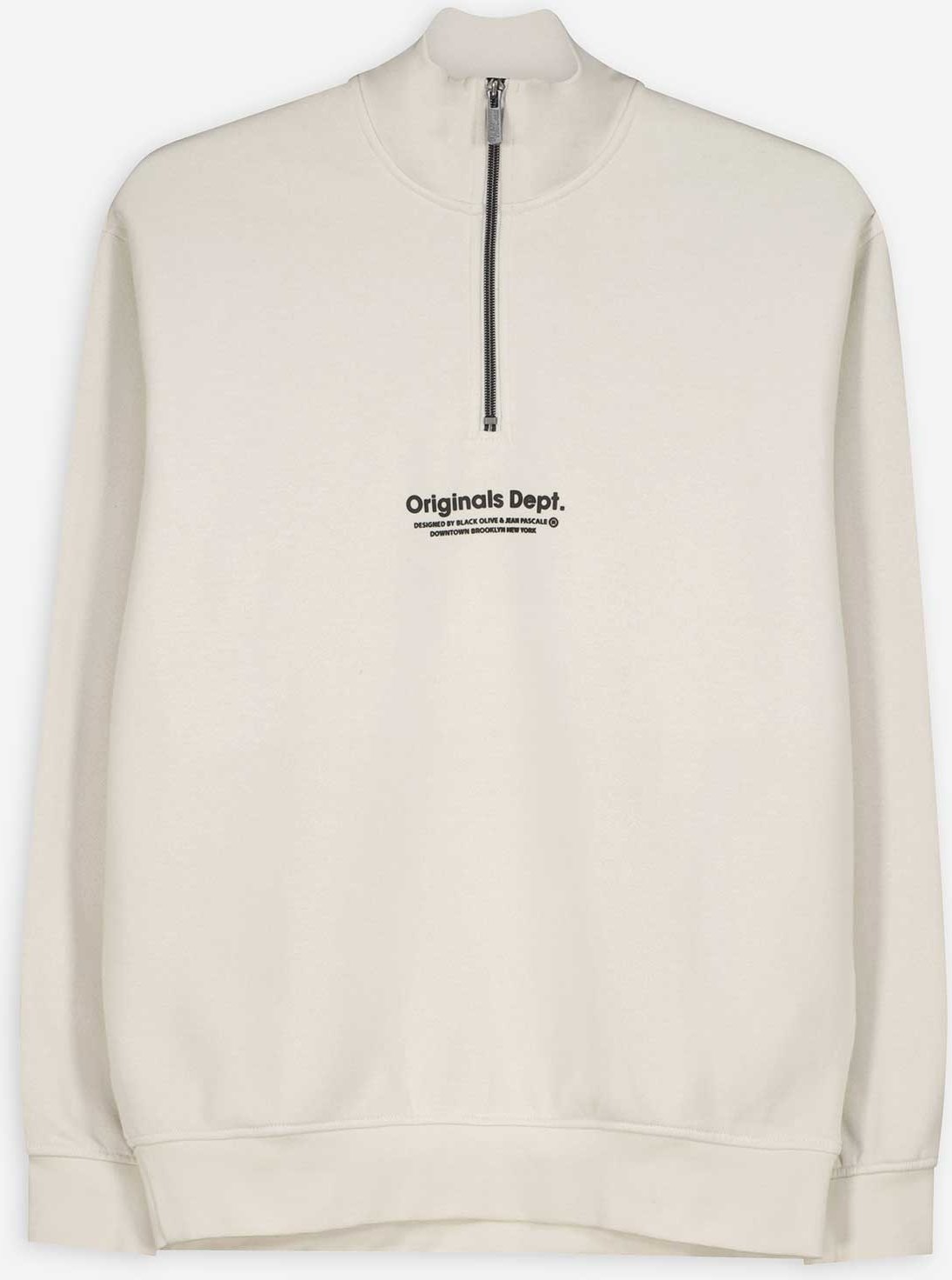 Thumbnail - Sweatshirt - Troyer - weiß