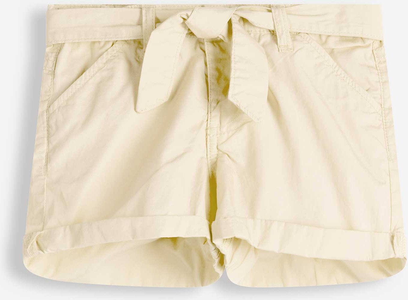 Shorts - Gürtel - beige
