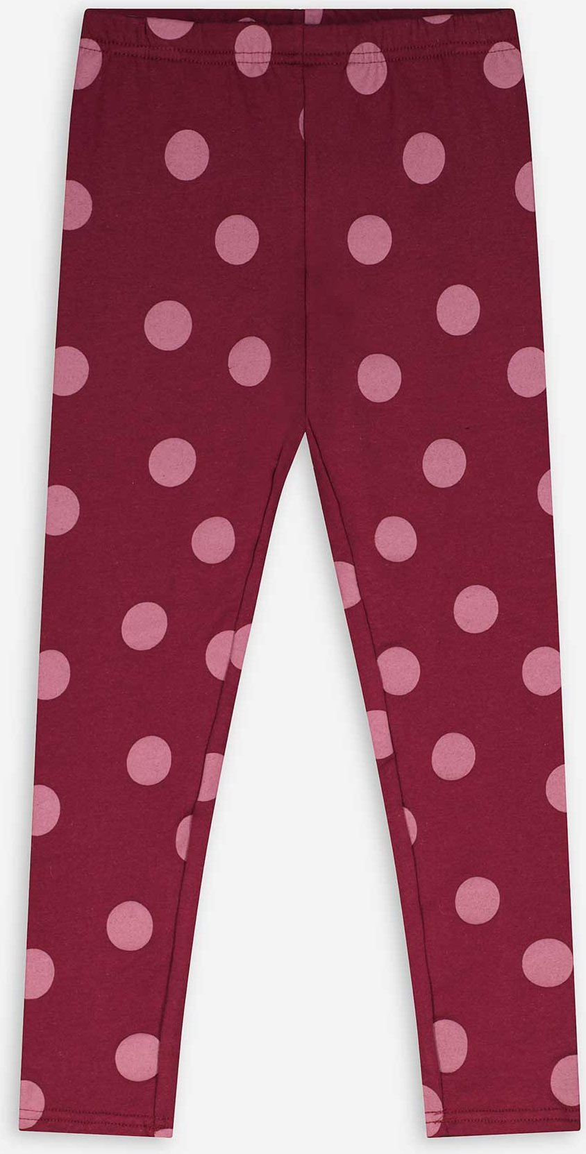 Thumbnail - Leggings - Allover-Print - dunkelrot