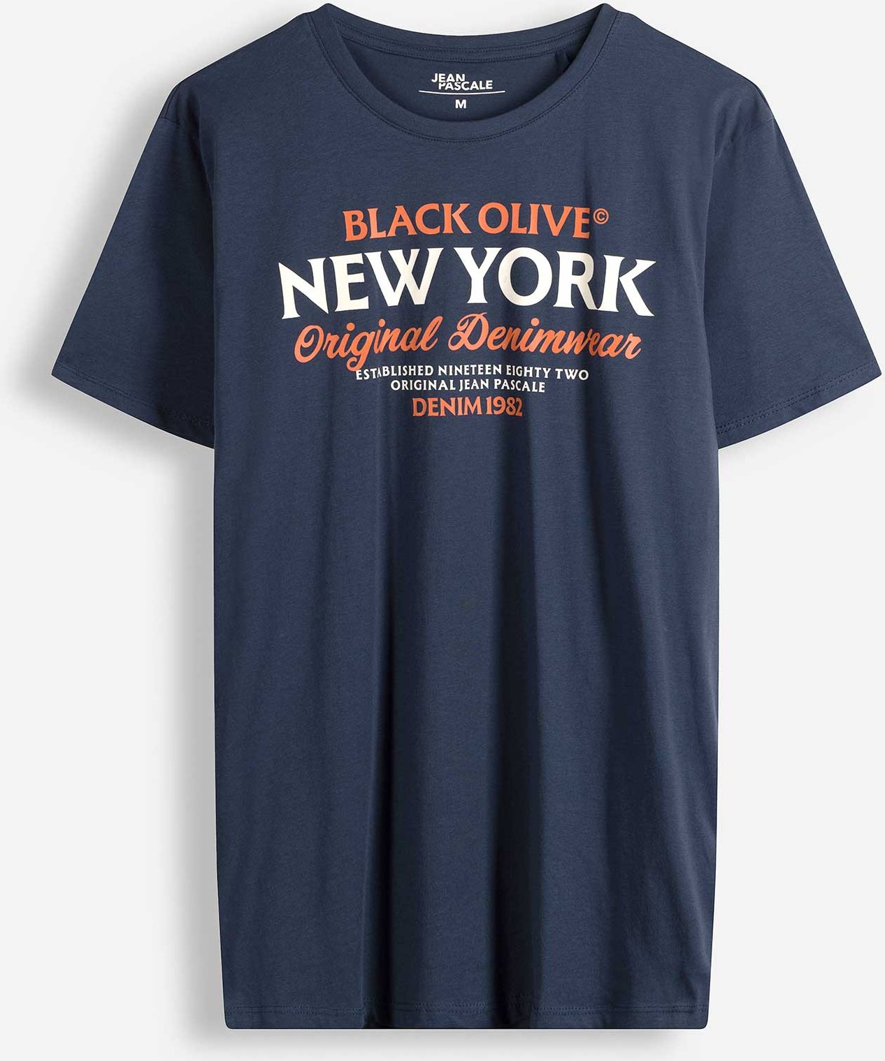 T-Shirt - Frontprint - dunkelblau