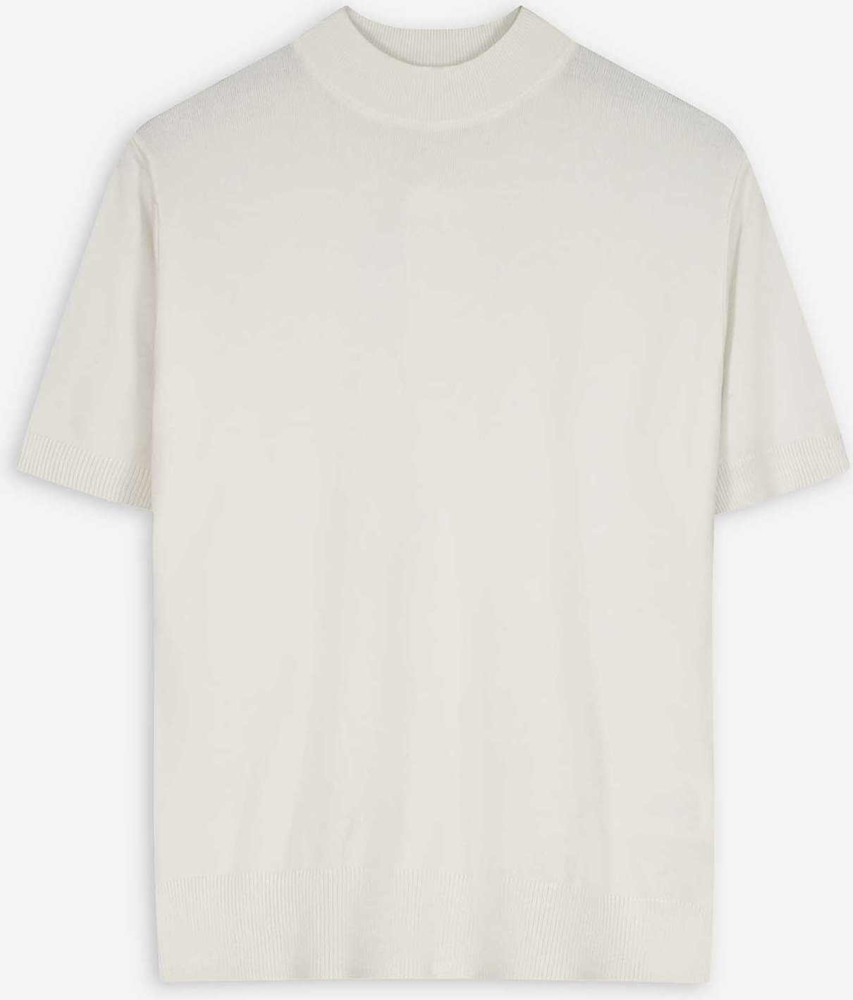 Thumbnail - Strickshirt - Viskose-Mix - weiß