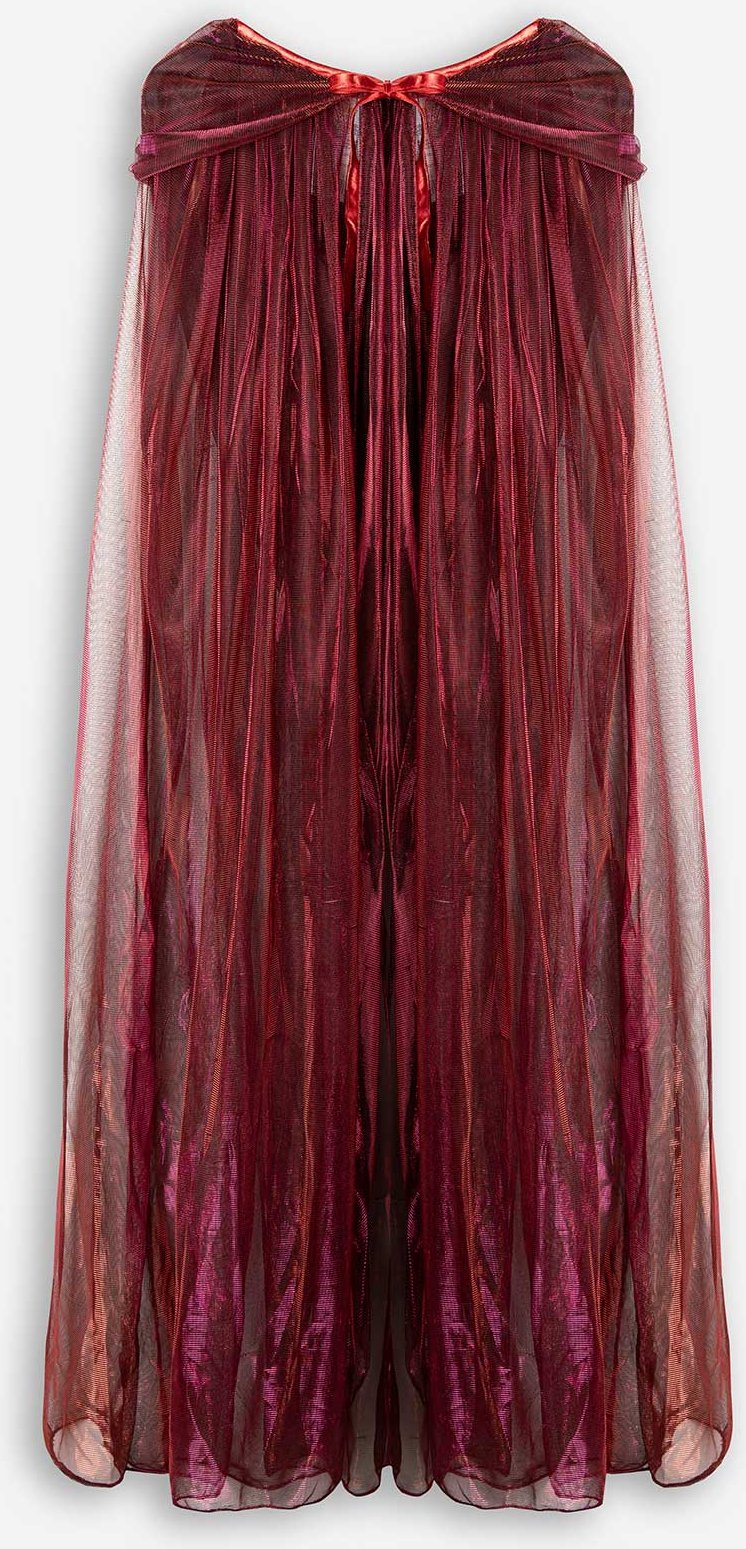 Umhang - einfarbig - dunkelrot