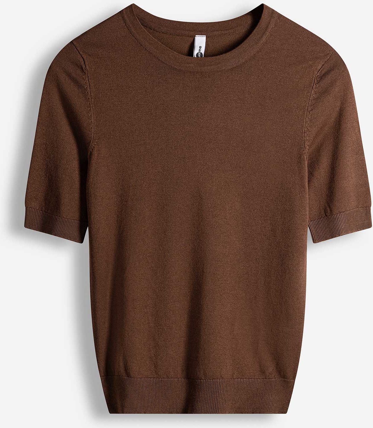 Pullover - Kurze Ärmel - braun