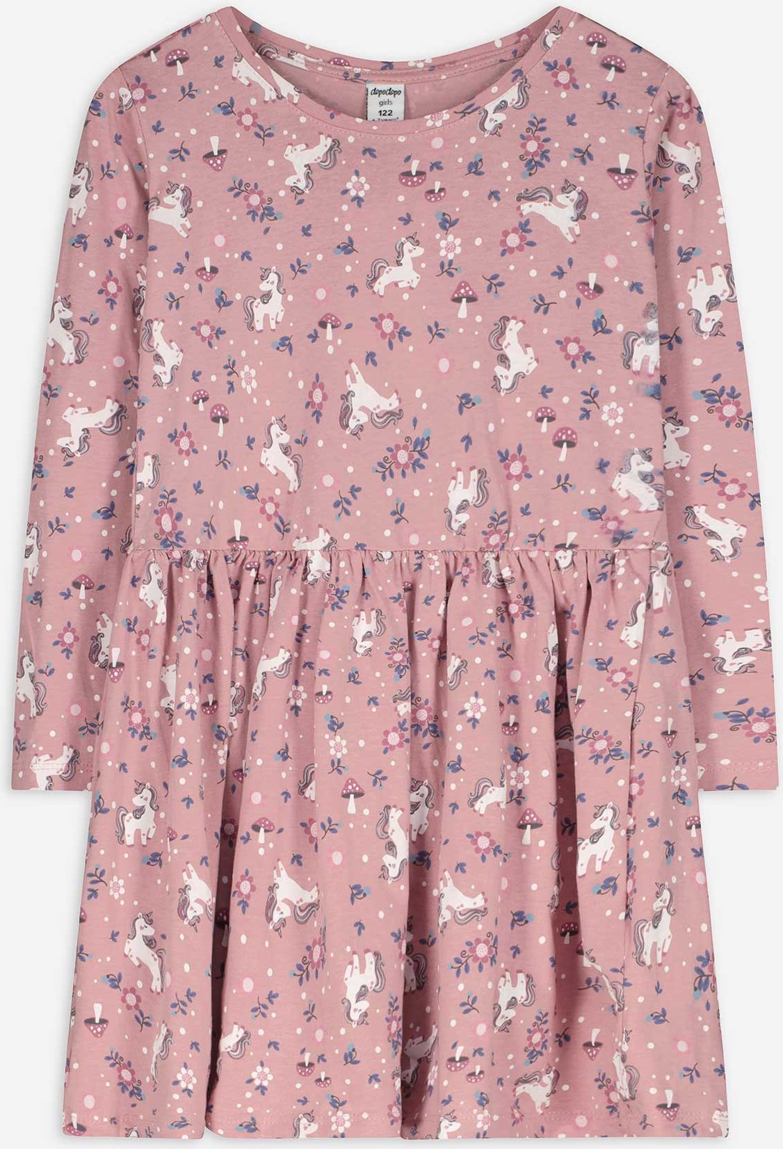 Thumbnail - Kleid - Allover-Print - lila