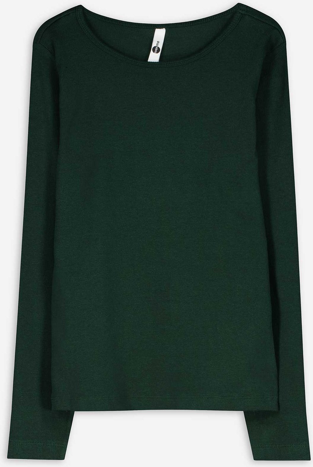 Shirt - Rippenstruktur - grün