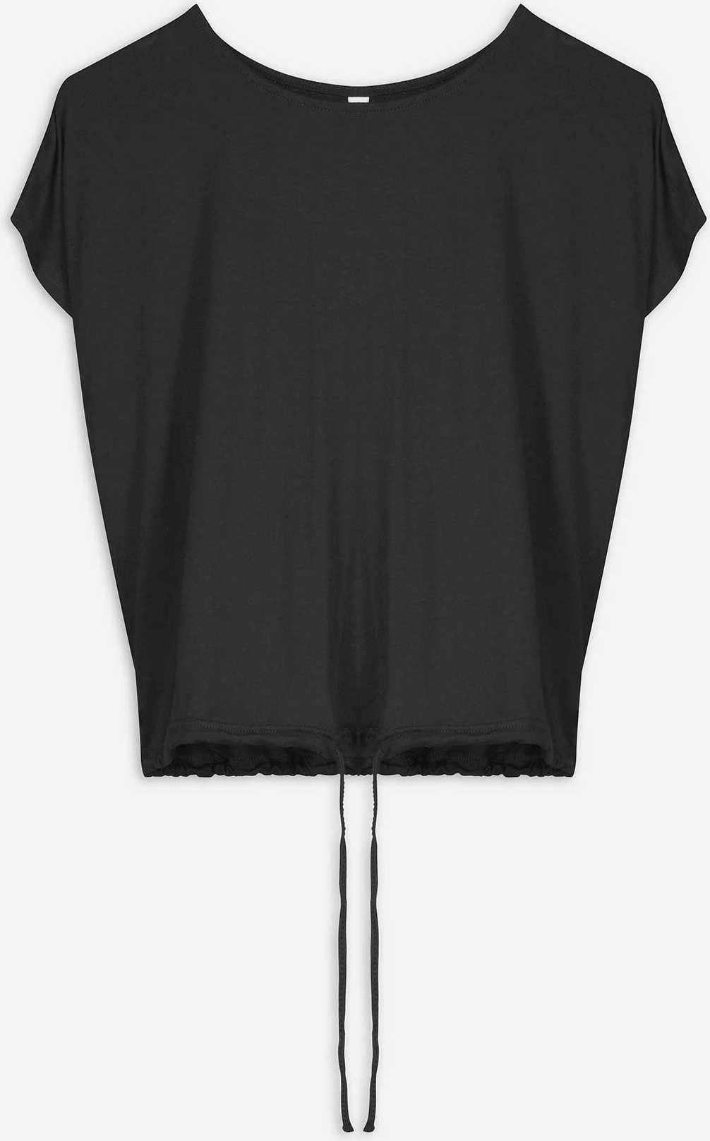 T-Shirt - einfarbig - schwarz