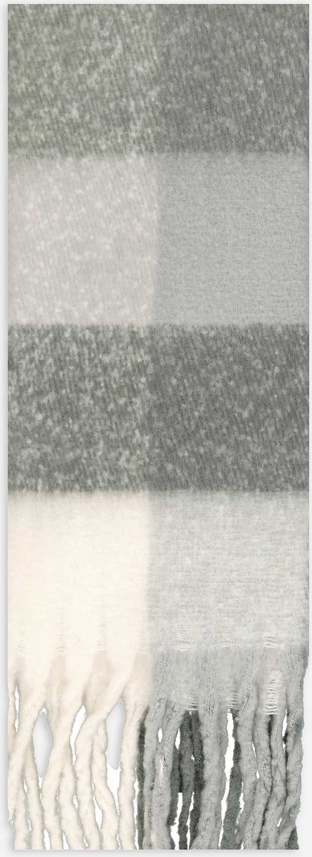 Schal - Karomuster - dunkelgrau