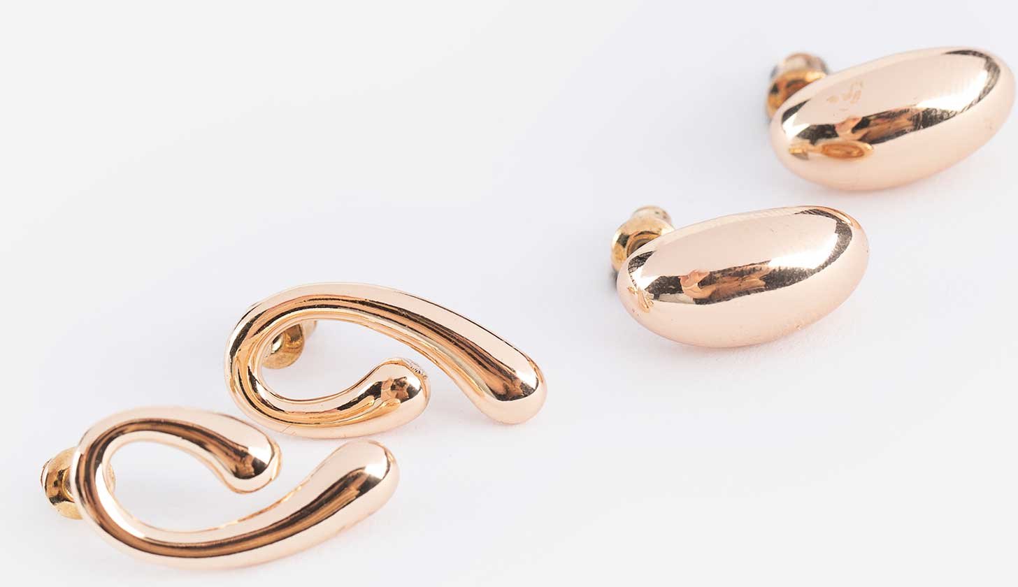 Ohrringe - 2er-Pack - goldfarben