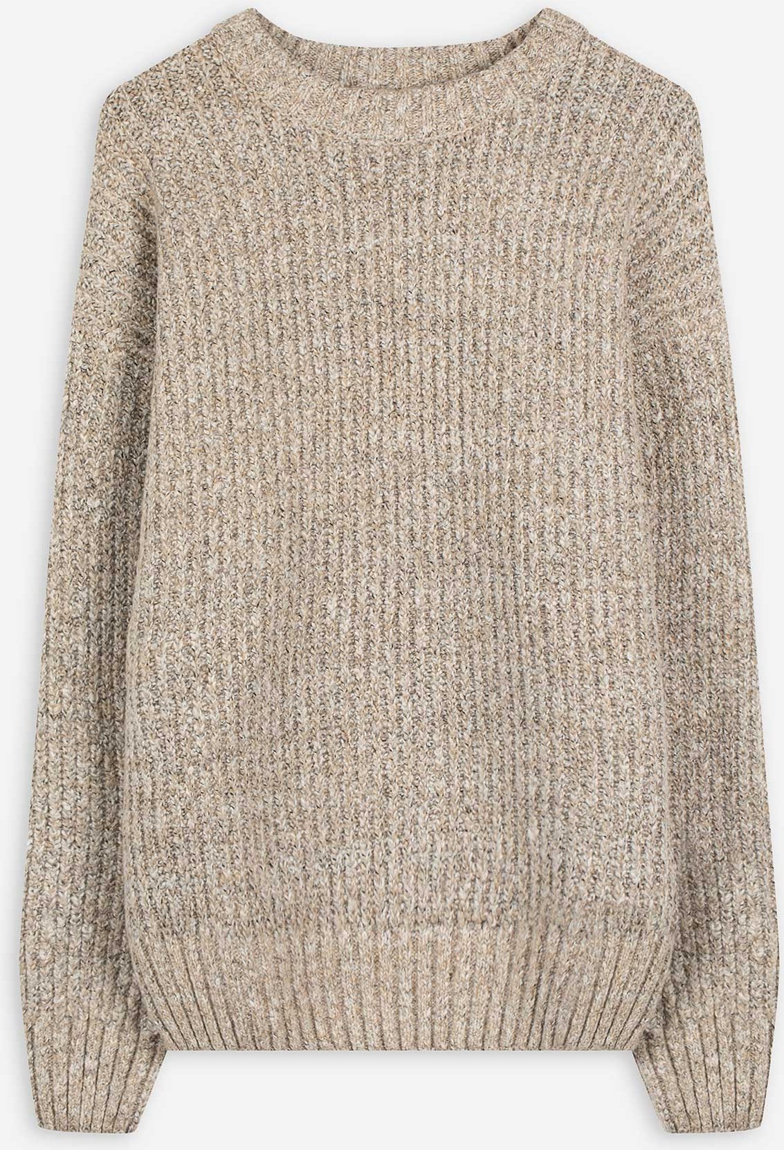 Pullover - Strick - beige