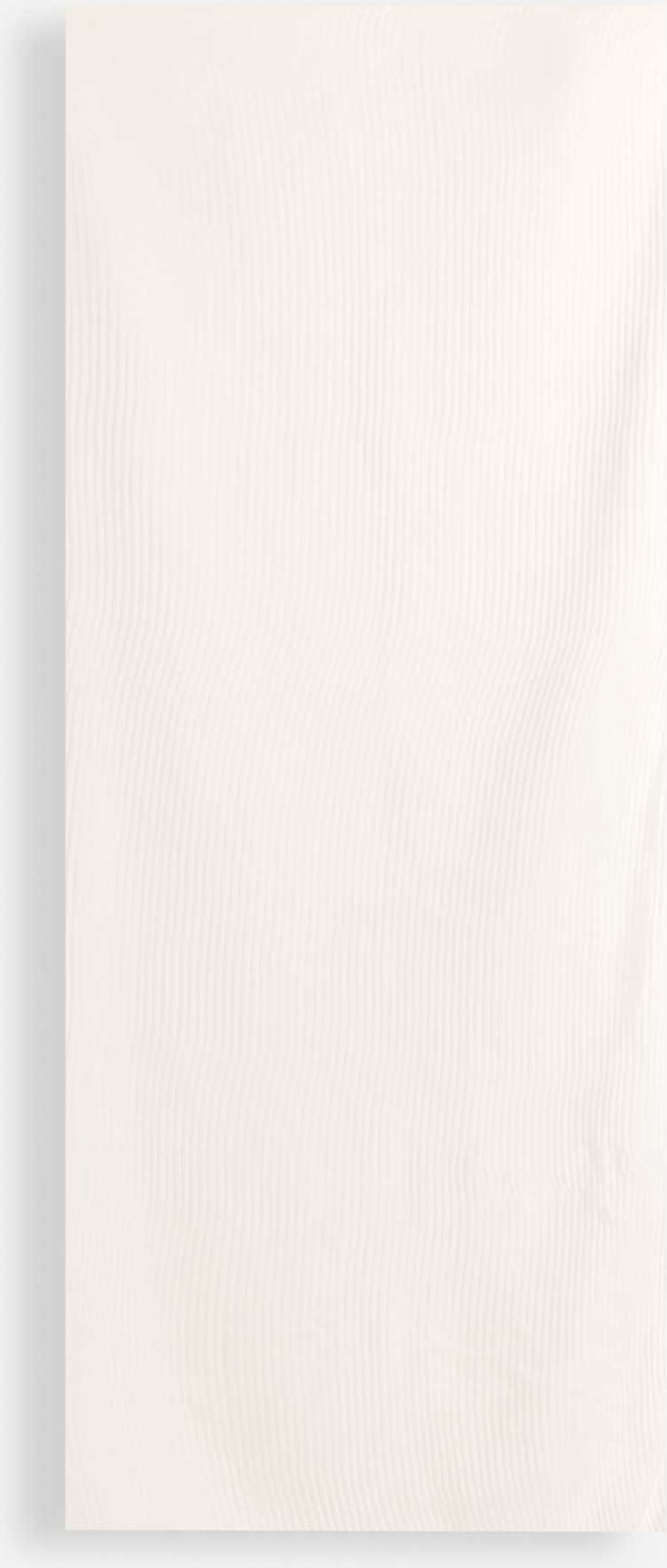 Tuch - Plissee - weiß