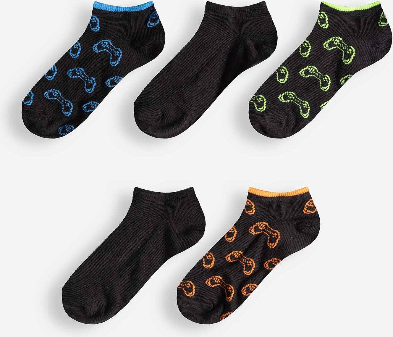 Sneakersocken - 5er-Pack