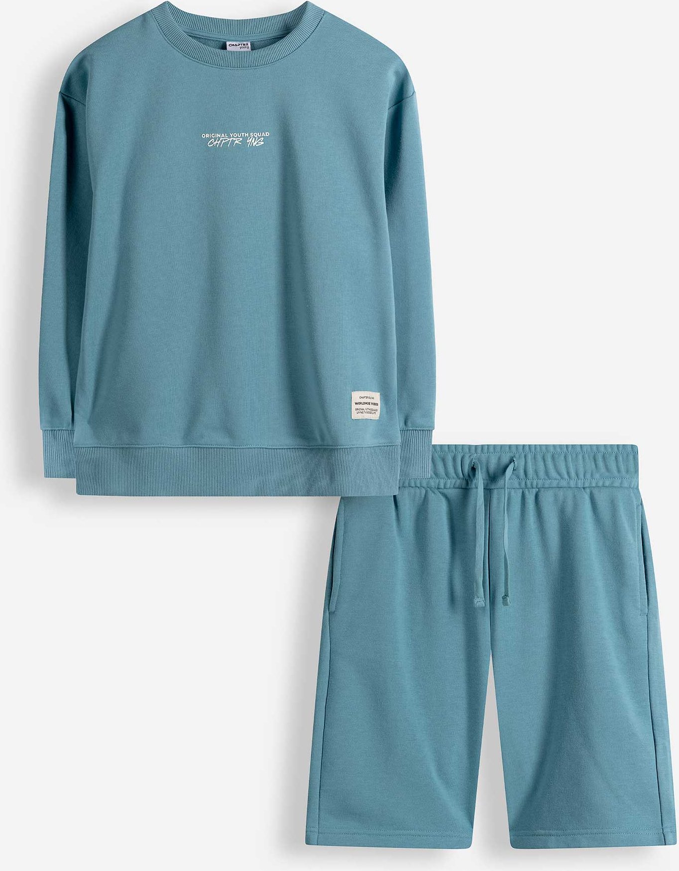 Set aus Sweatshirt und Hose - Sweat - blau