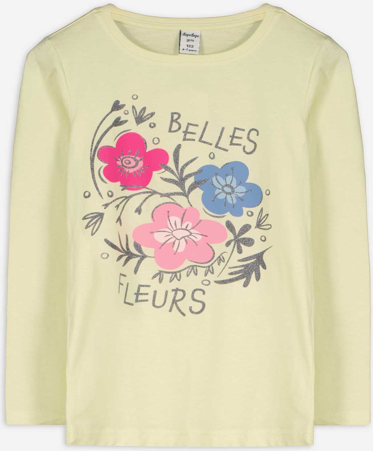 Thumbnail - Langarmshirt - Frontprint - hellgrün