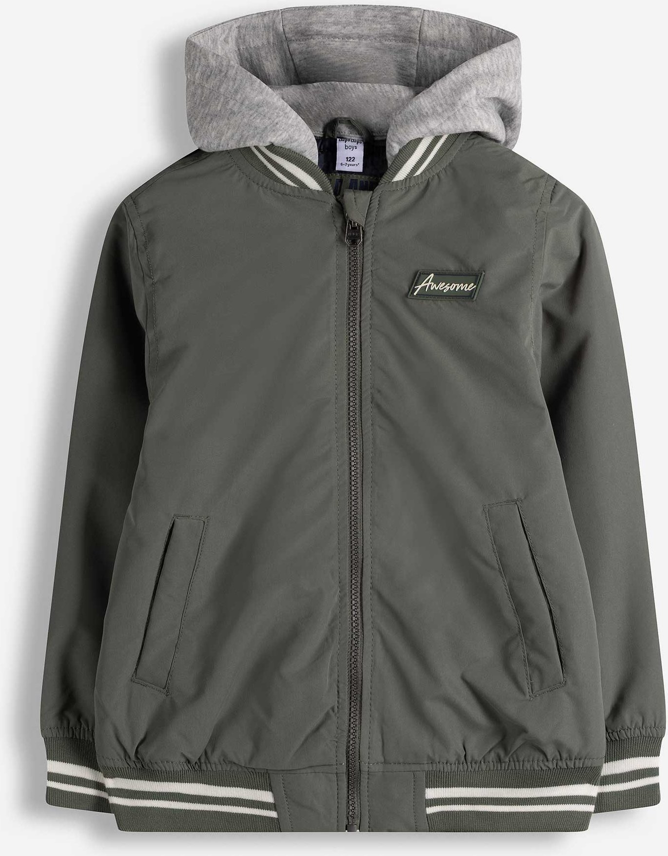 Blouson - Abnehmbare Kapuze - dunkelgrün