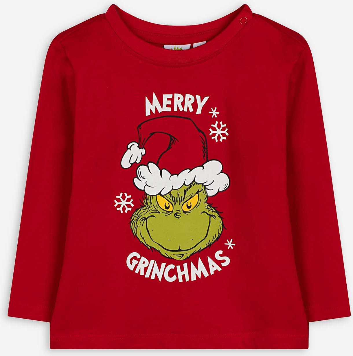 Langarmshirt - The Grinch - rot