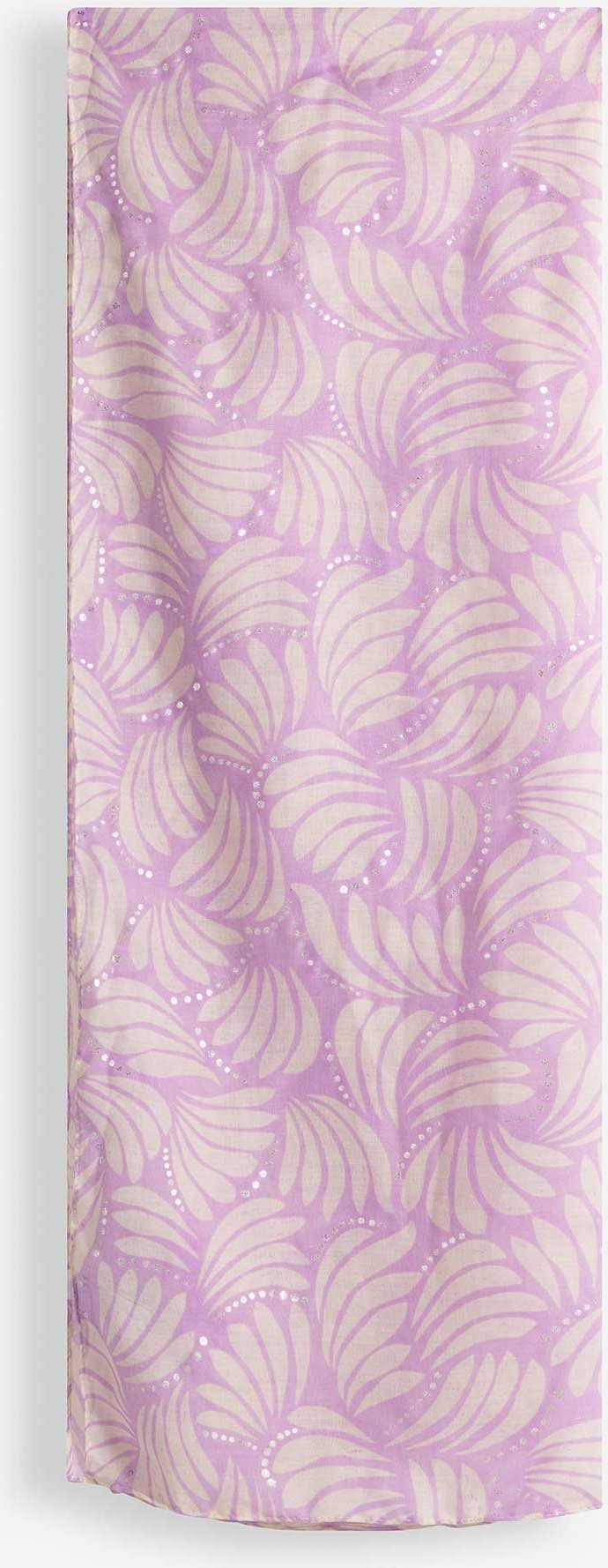 Schal - gemustert - lila