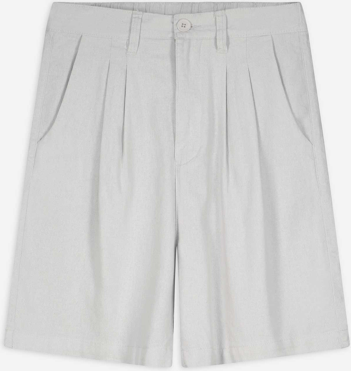 Bermuda  - Leinen-Mix - beige