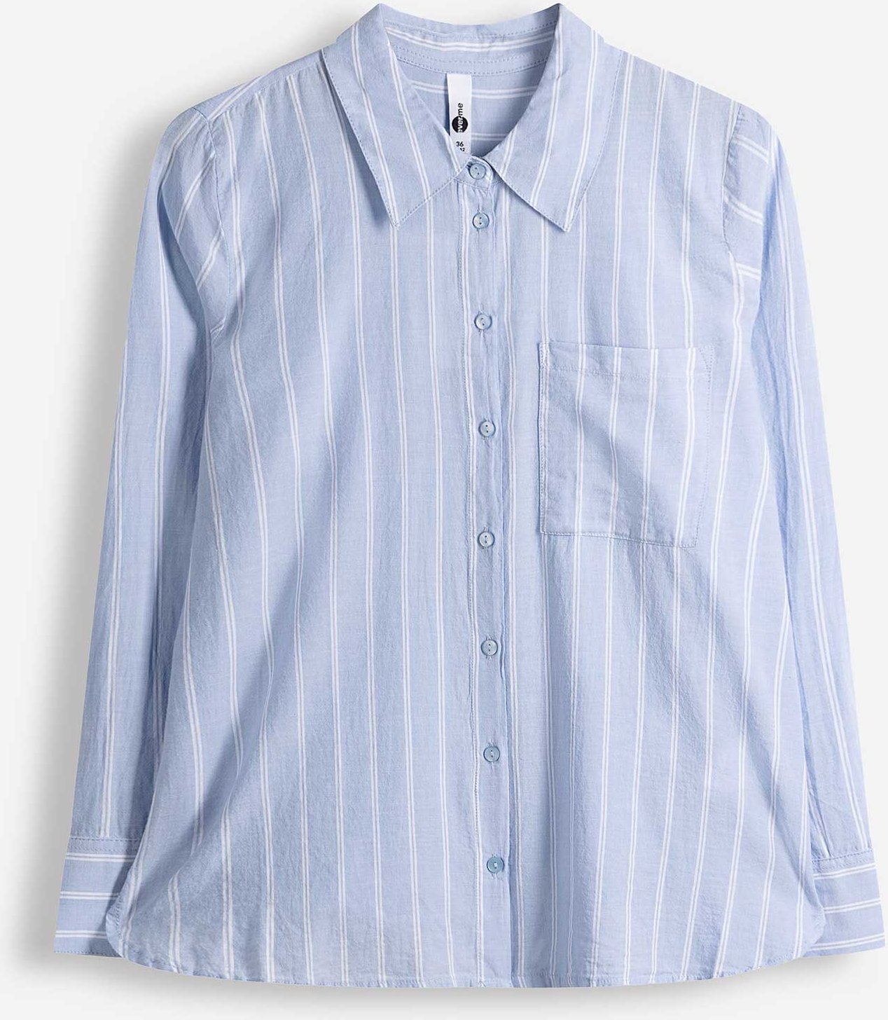 Hemd - Streifen - hellblau