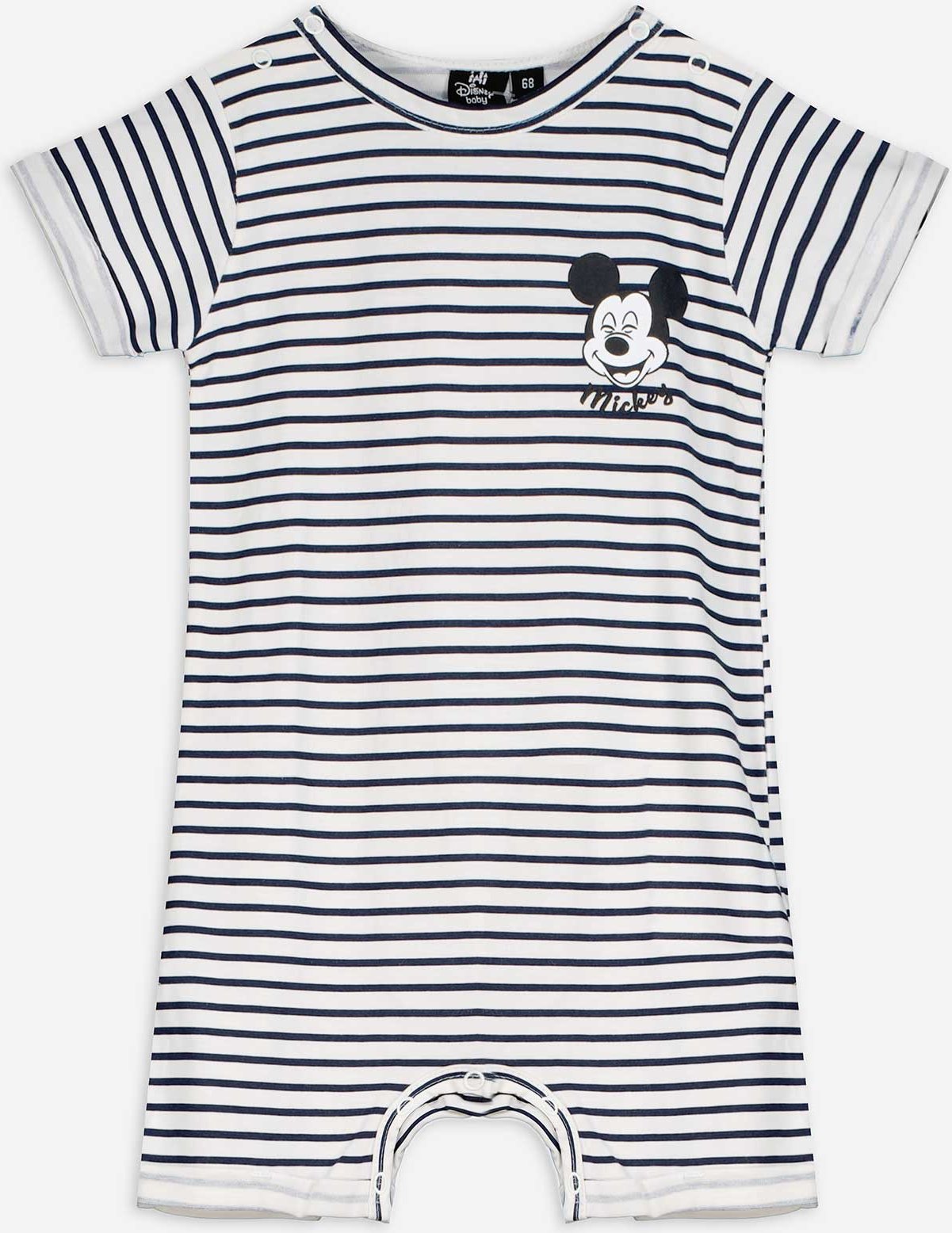 Strampler - Mickey Mouse - weiß